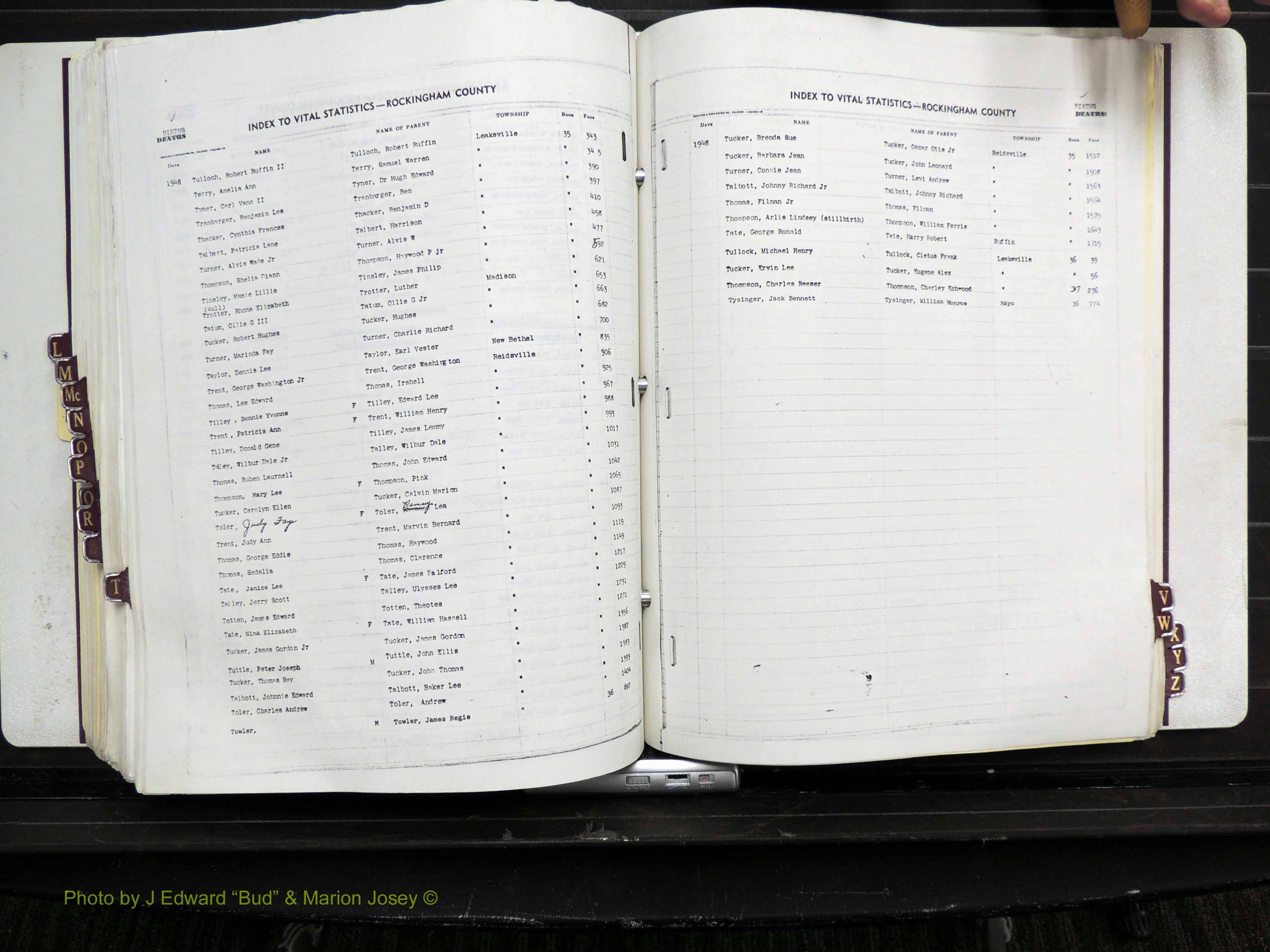 Rockingham Co, NC, Births, L-Z, 1929-1948 (268).JPG