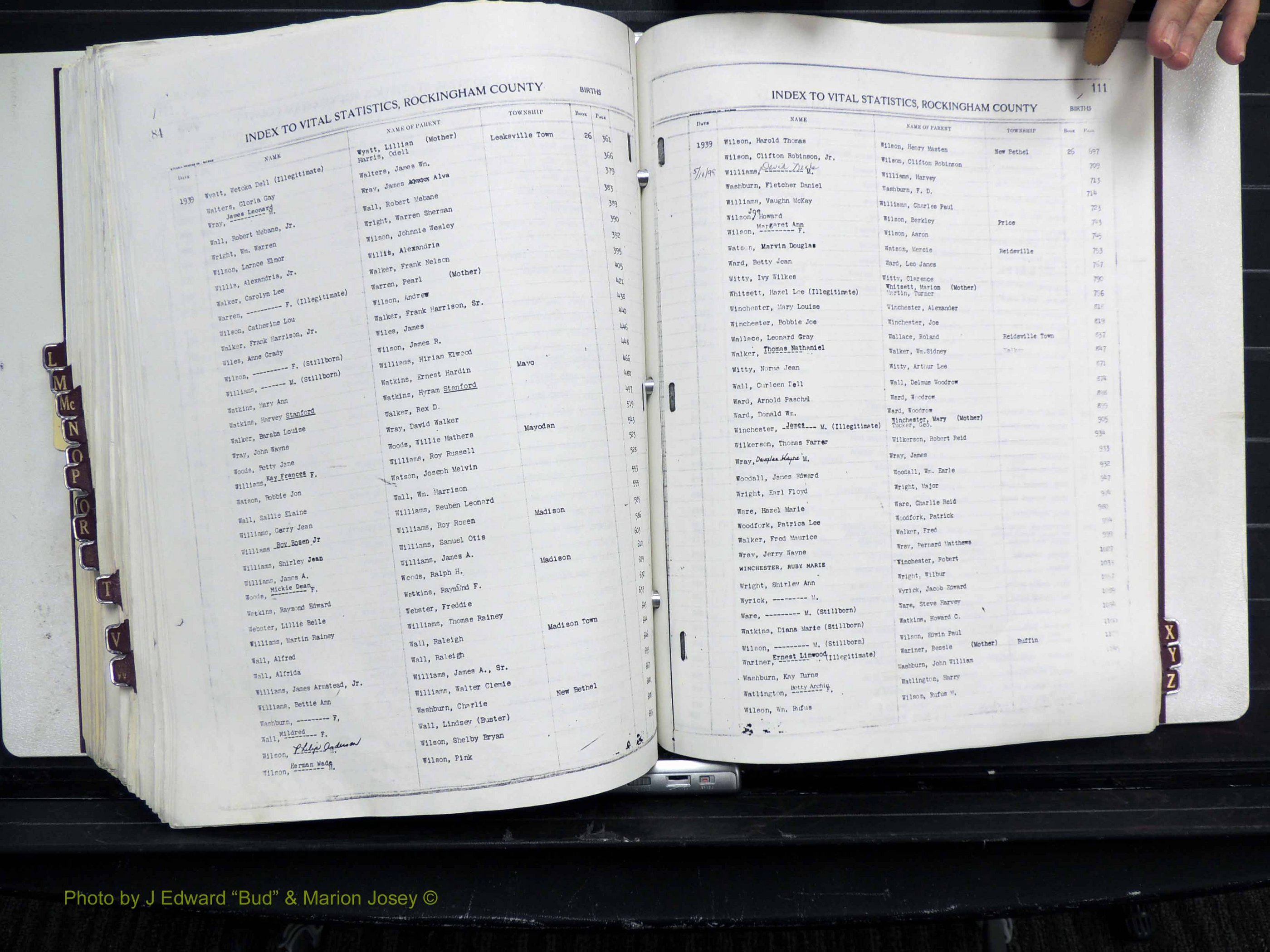 Rockingham Co, NC, Births, L-Z, 1929-1948 (291).JPG