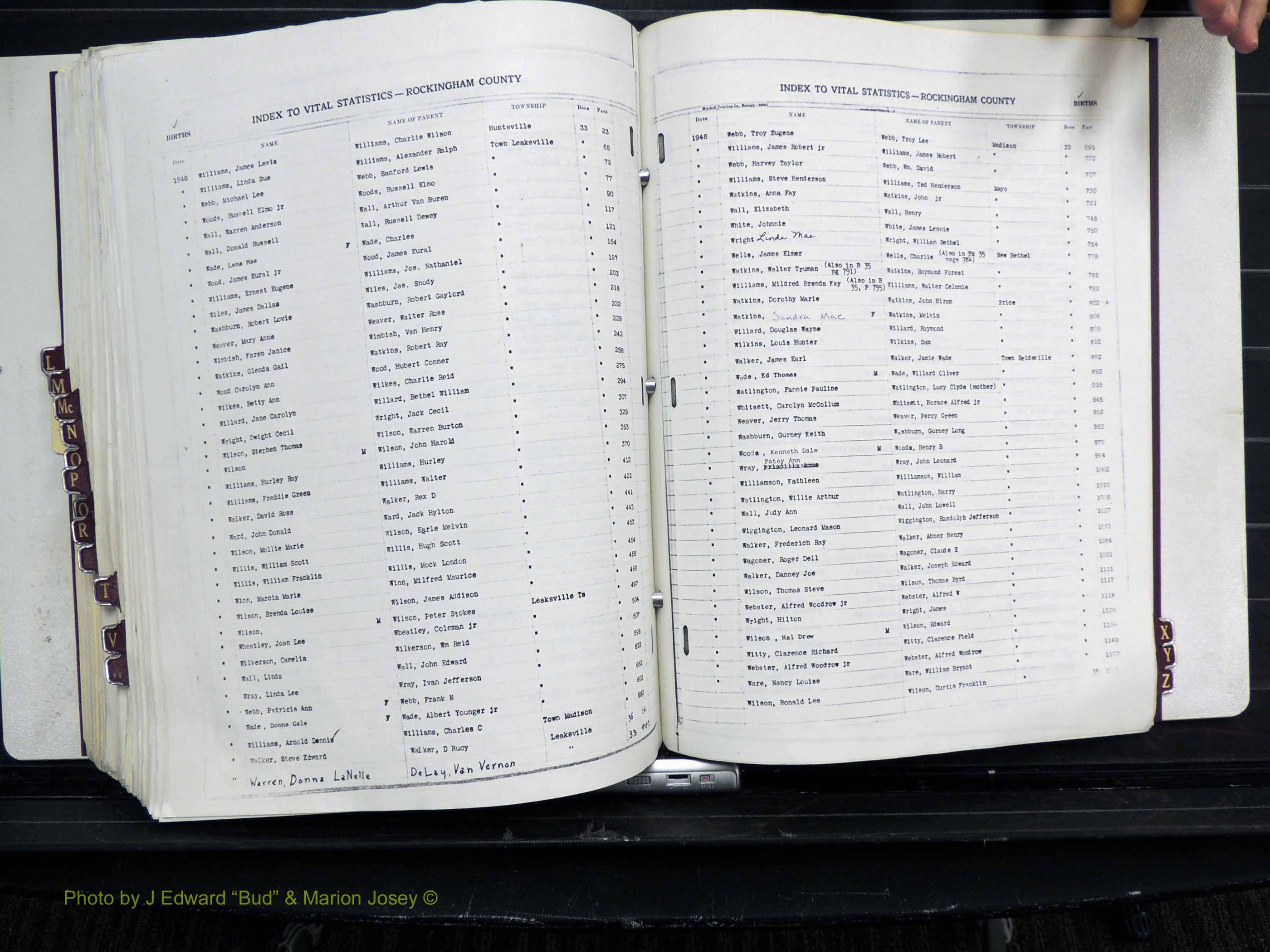 Rockingham Co, NC, Births, L-Z, 1929-1948 (301).JPG