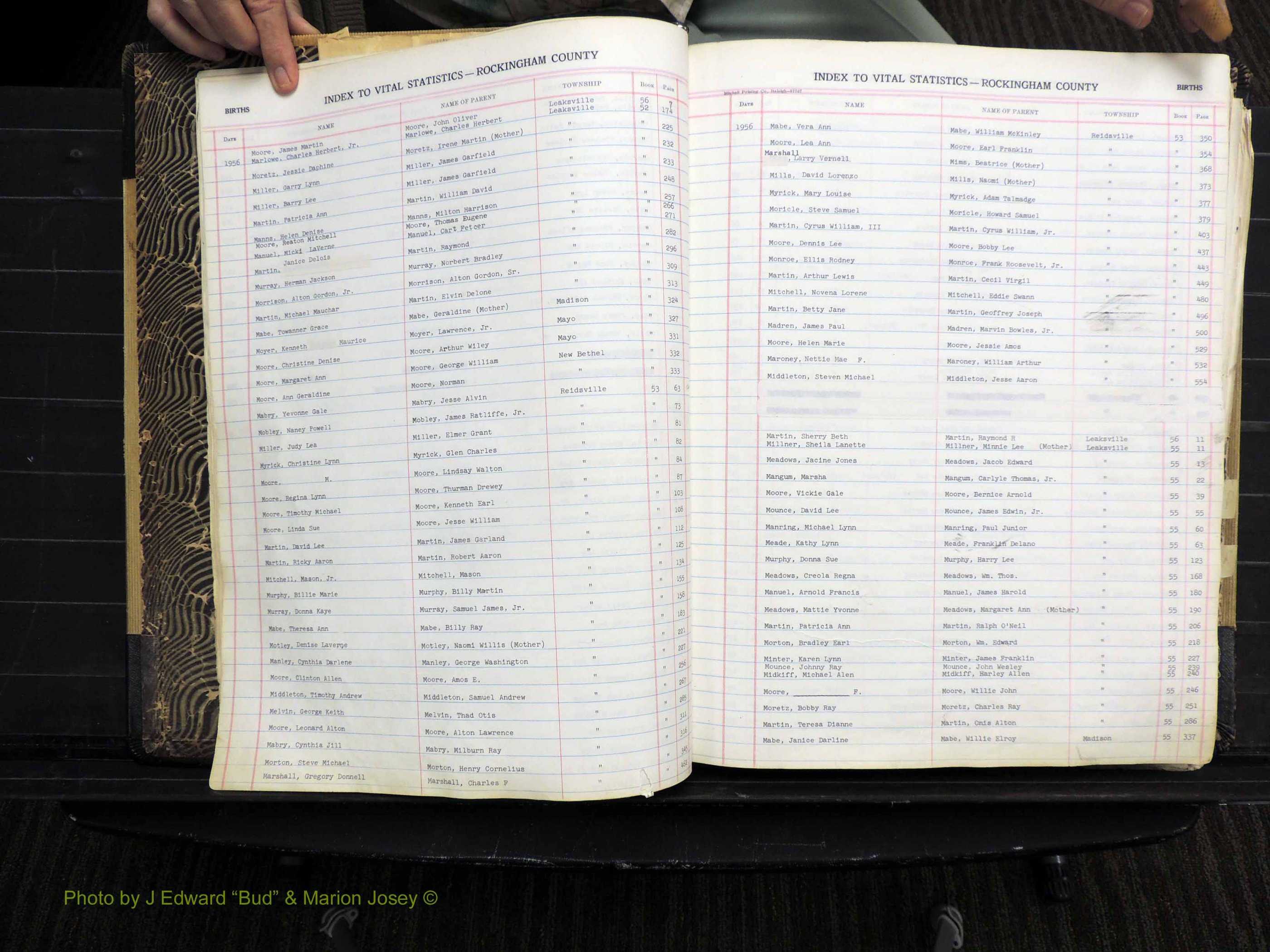 Rockingham Co, NC, Births, Mc-Z, 1949-1967 (115).JPG