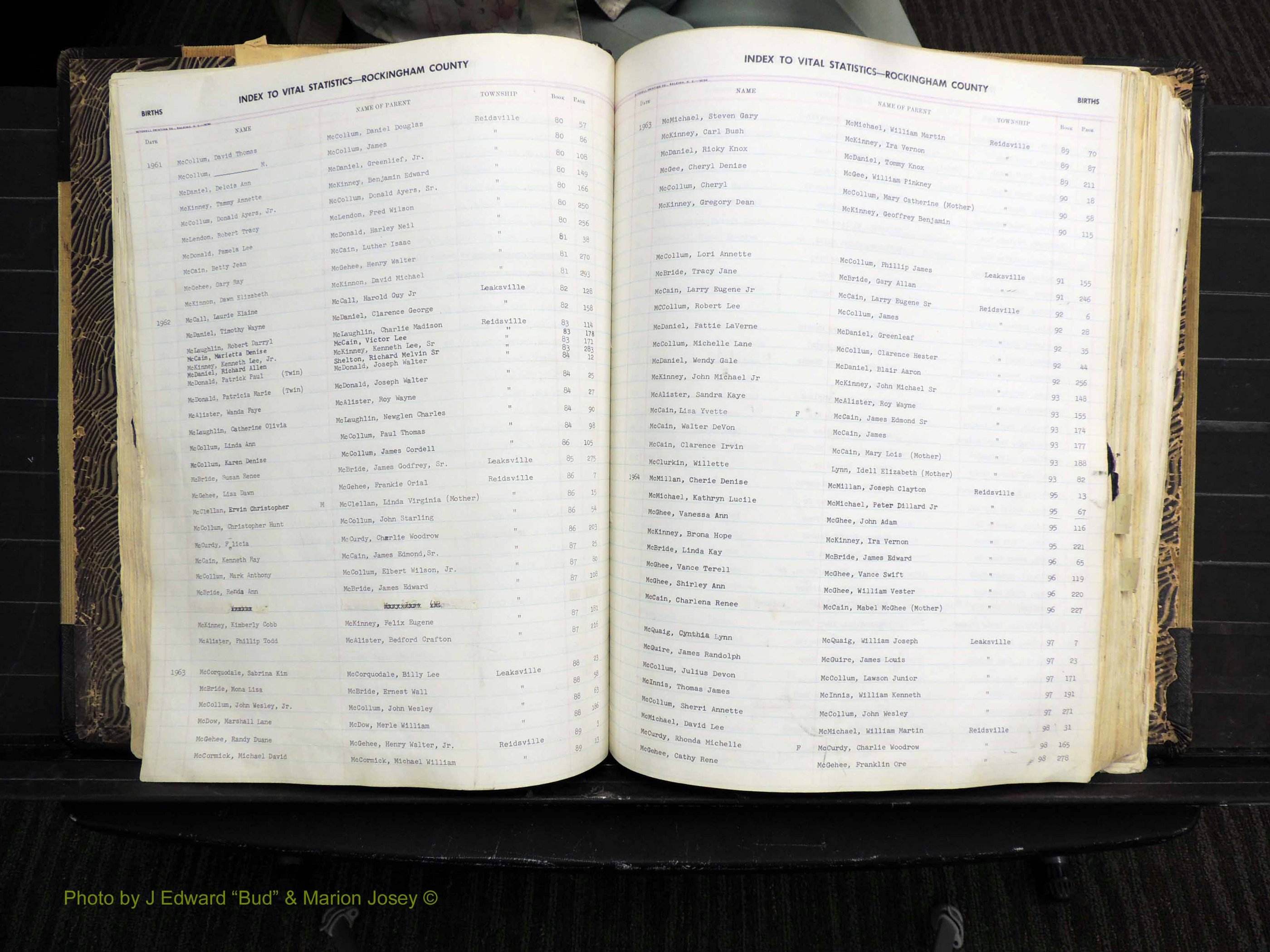 Rockingham Co, NC, Births, Mc-Z, 1949-1967 (144).JPG