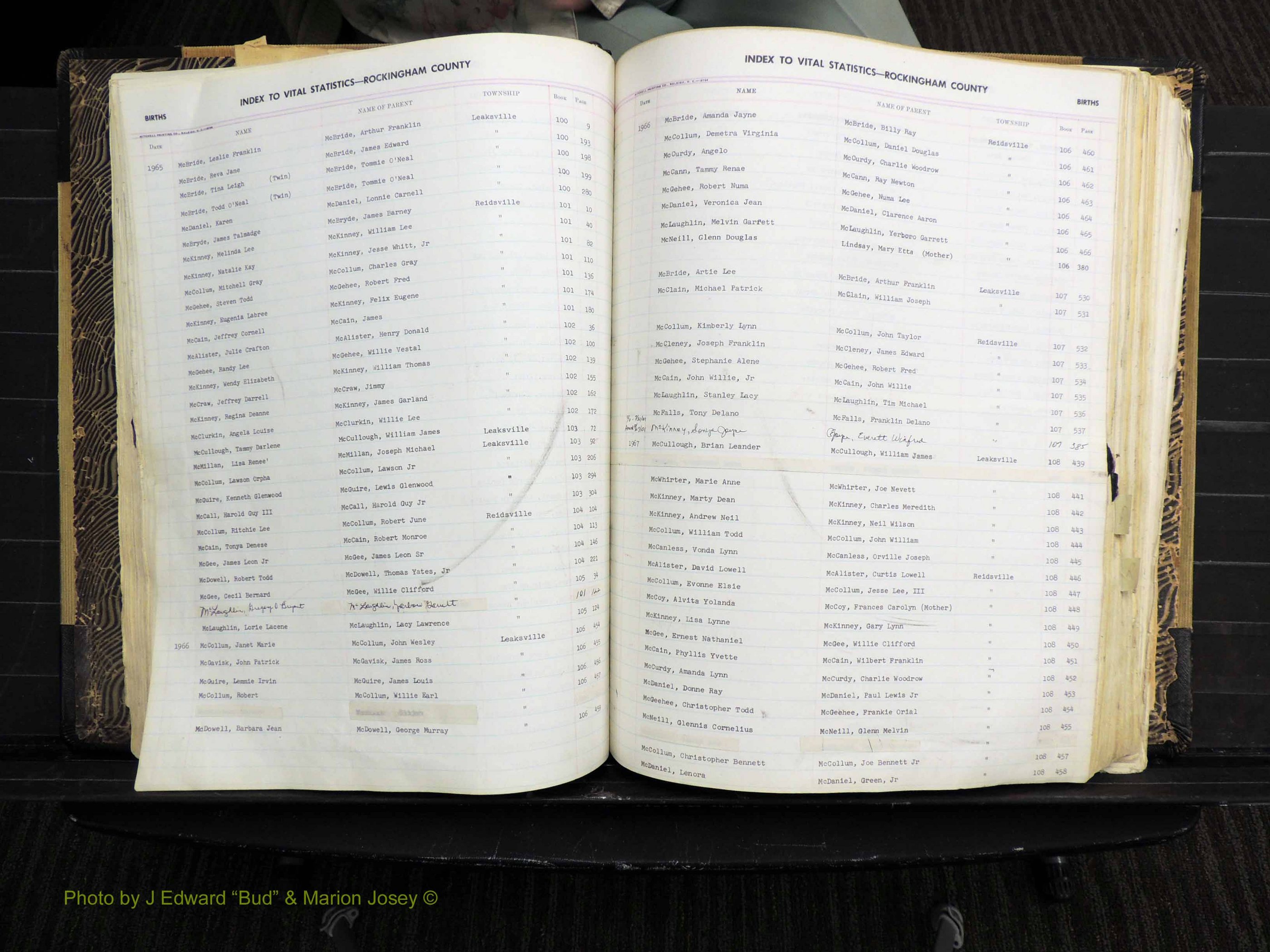 Rockingham Co, NC, Births, Mc-Z, 1949-1967 (145).JPG