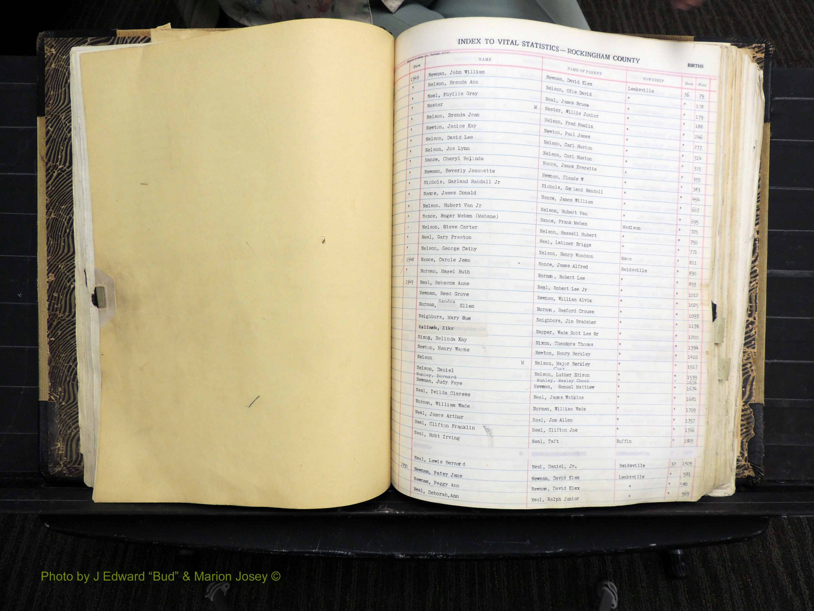 Rockingham Co, NC, Births, Mc-Z, 1949-1967 (147).JPG