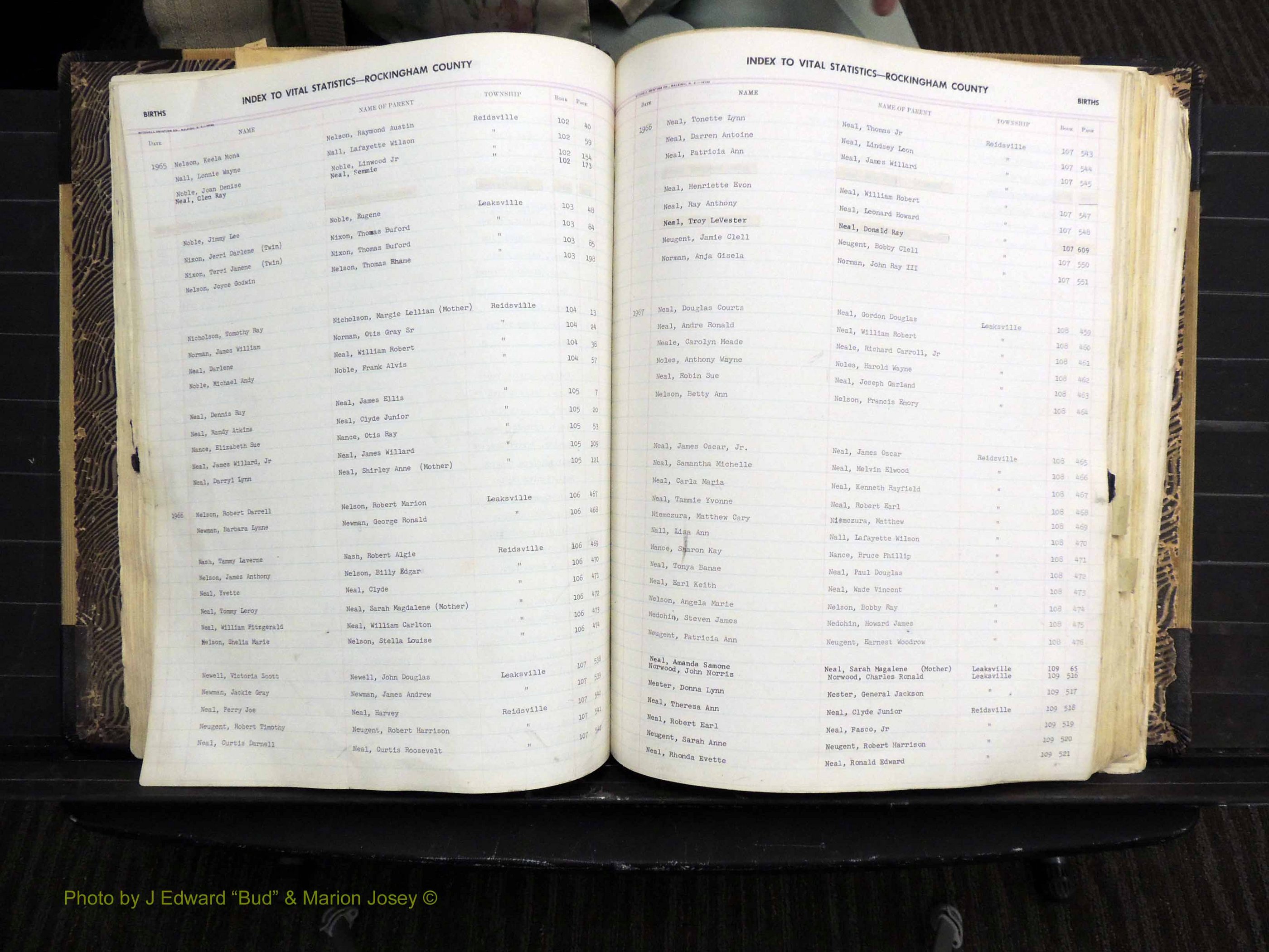 Rockingham Co, NC, Births, Mc-Z, 1949-1967 (155).JPG