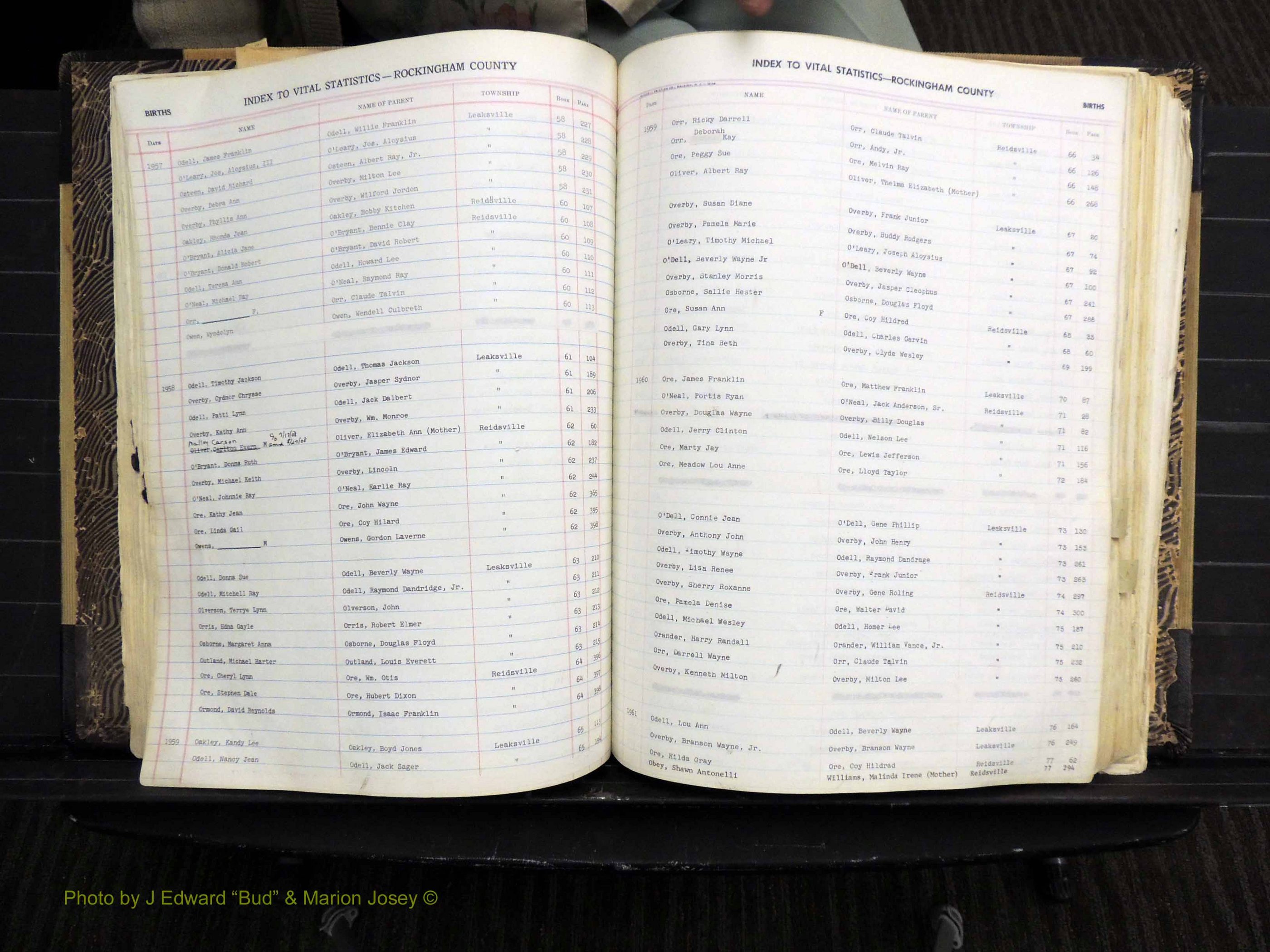 Rockingham Co, NC, Births, Mc-Z, 1949-1967 (160).JPG