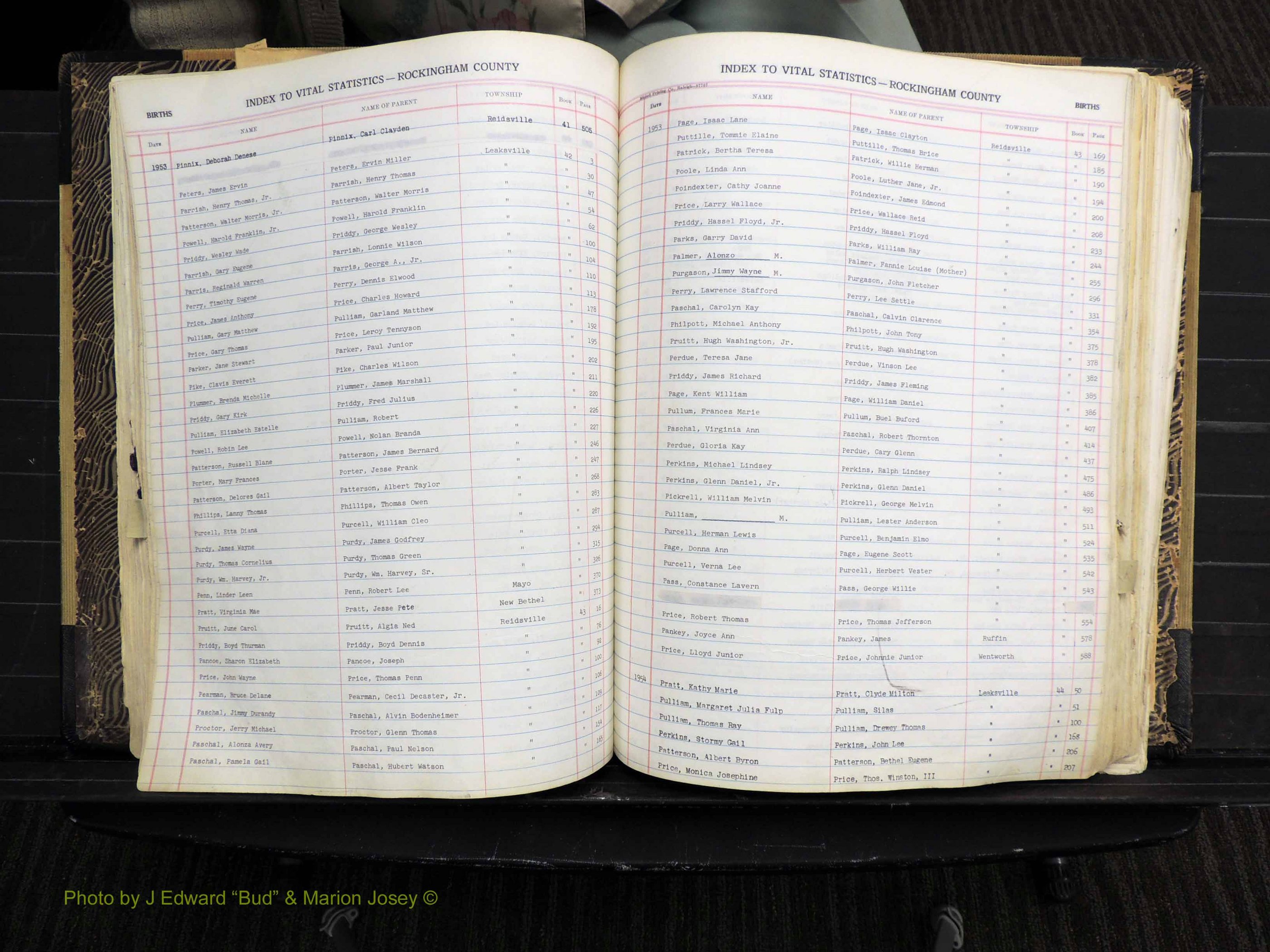 Rockingham Co, NC, Births, Mc-Z, 1949-1967 (170).JPG