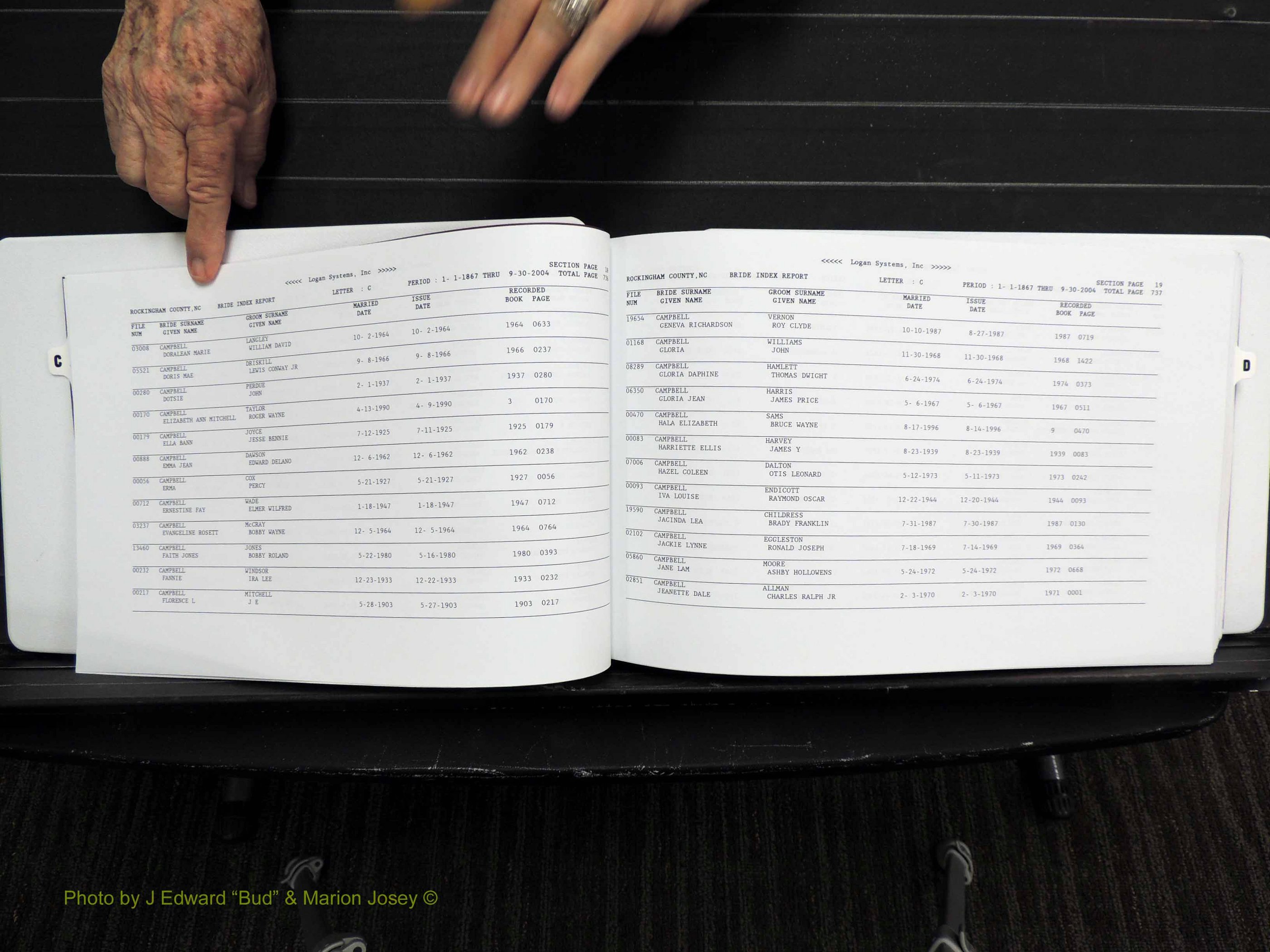 Rockingham Co, NC, Marriages, Female, C-D, 1867-2004 (112).JPG
