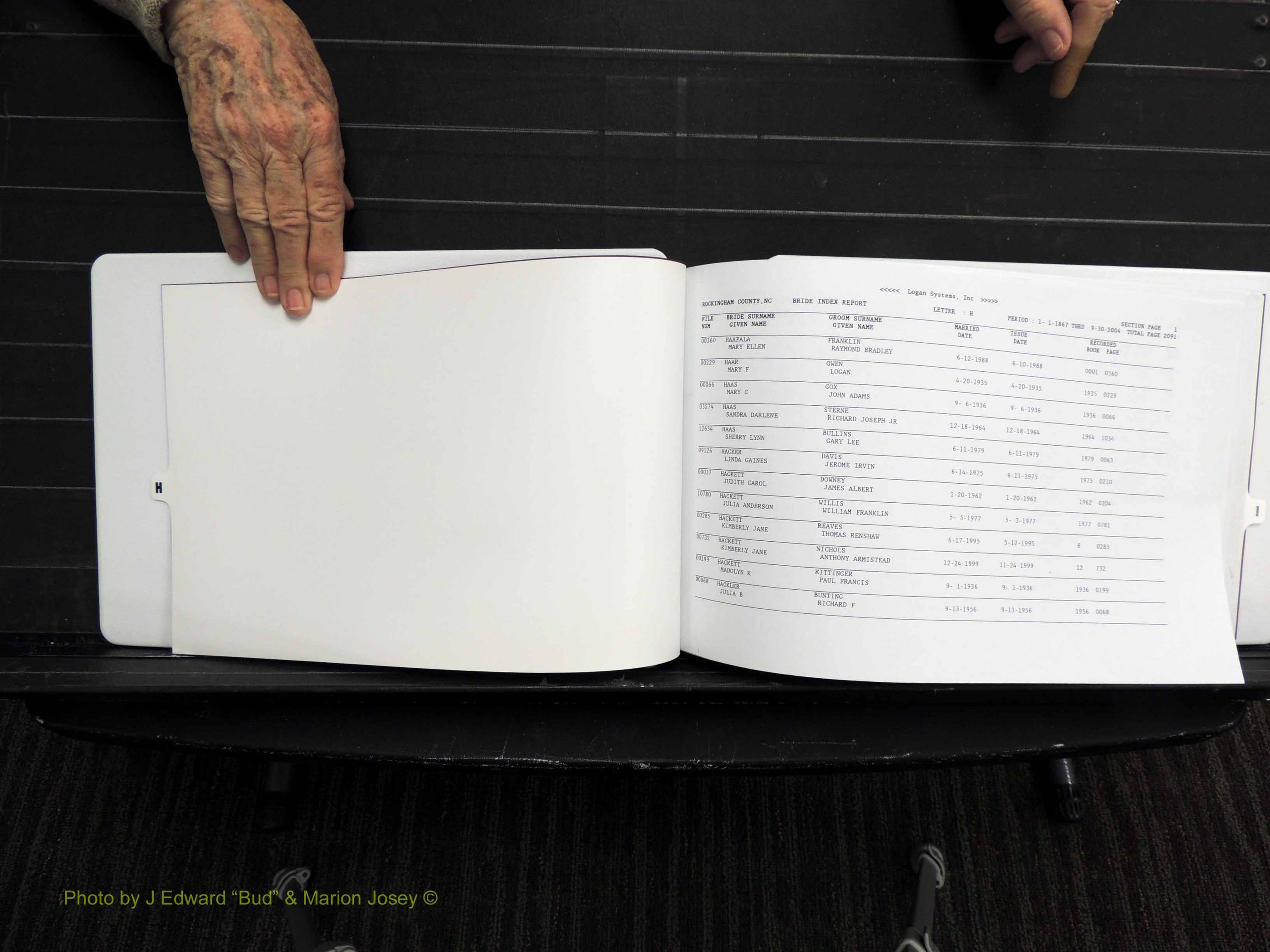 Rockingham Co, NC, Marriages, Female, H-I, 1867-2004 (102).JPG