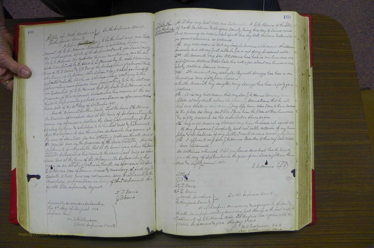 Rutherforf Co, NC, Will Book G (108).JPG