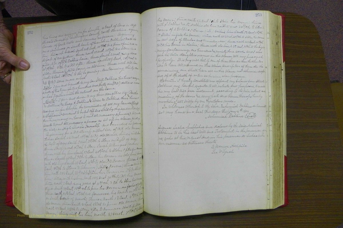 Rutherforf Co, NC, Will Book G (150).JPG