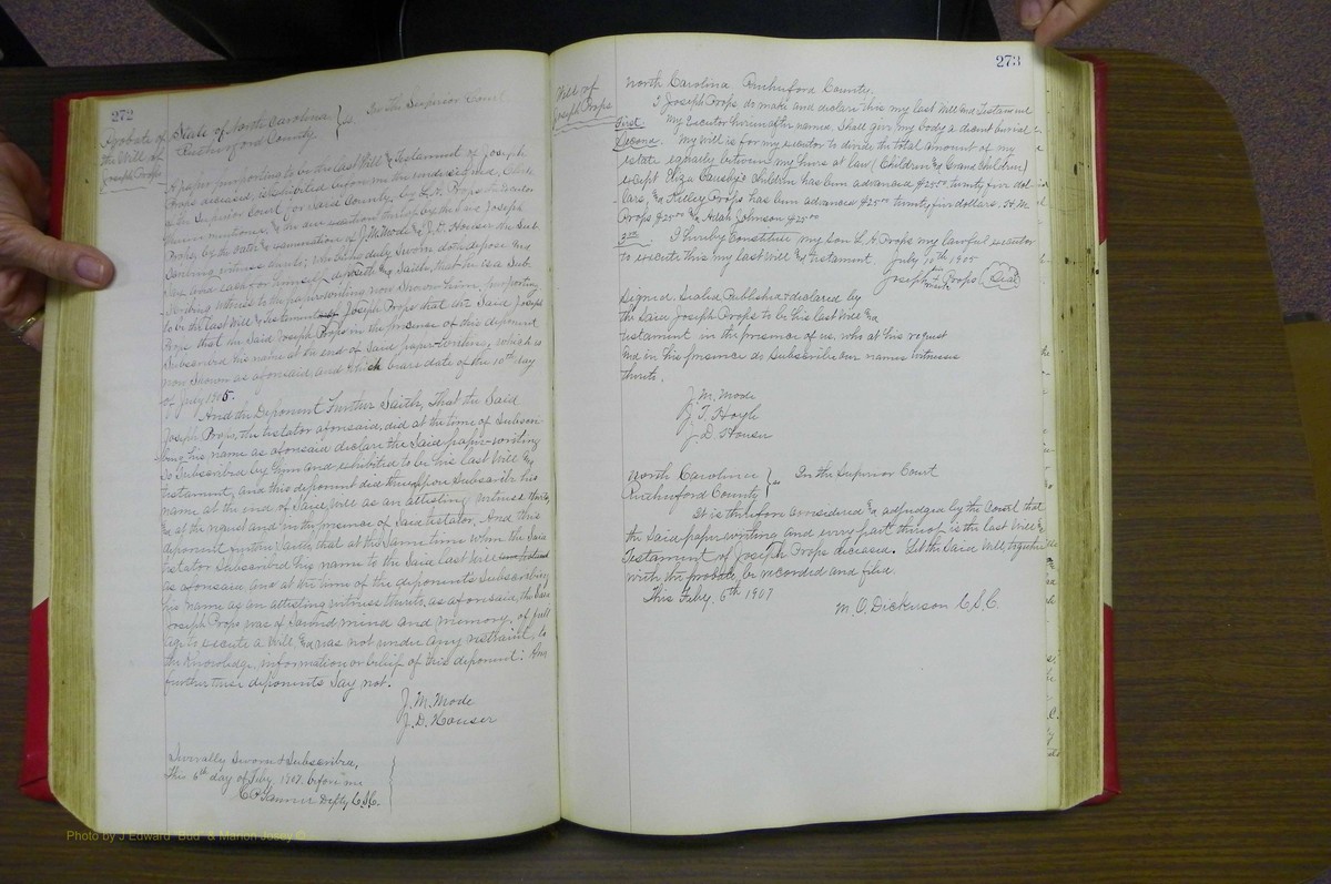 Rutherforf Co, NC, Will Book G (159).JPG