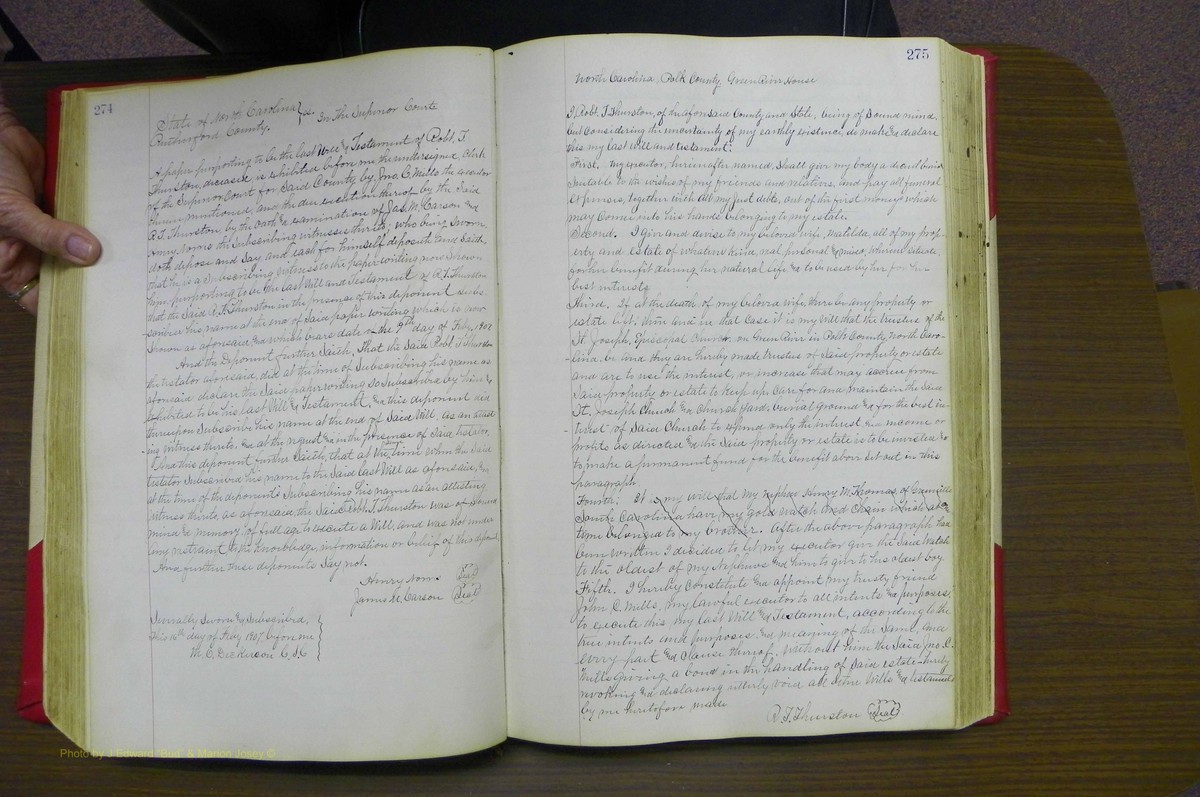 Rutherforf Co, NC, Will Book G (160).JPG