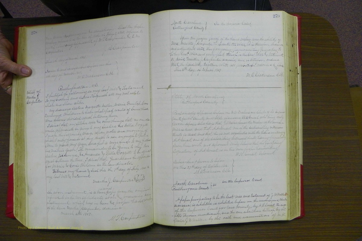 Rutherforf Co, NC, Will Book G (162).JPG