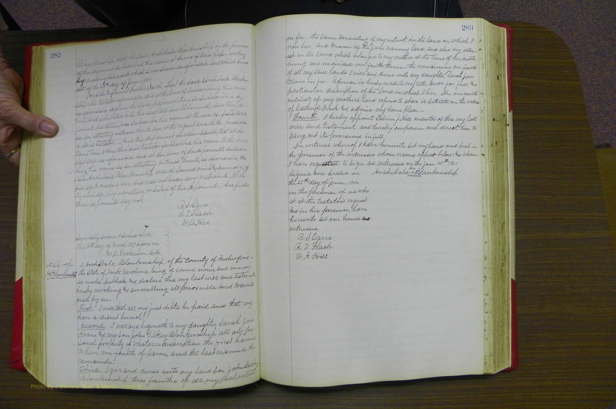 Rutherforf Co, NC, Will Book G (164).JPG