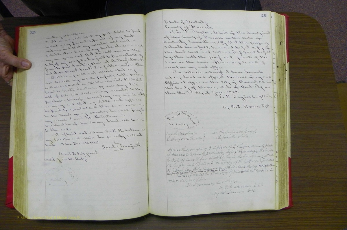 Rutherforf Co, NC, Will Book G (187).JPG