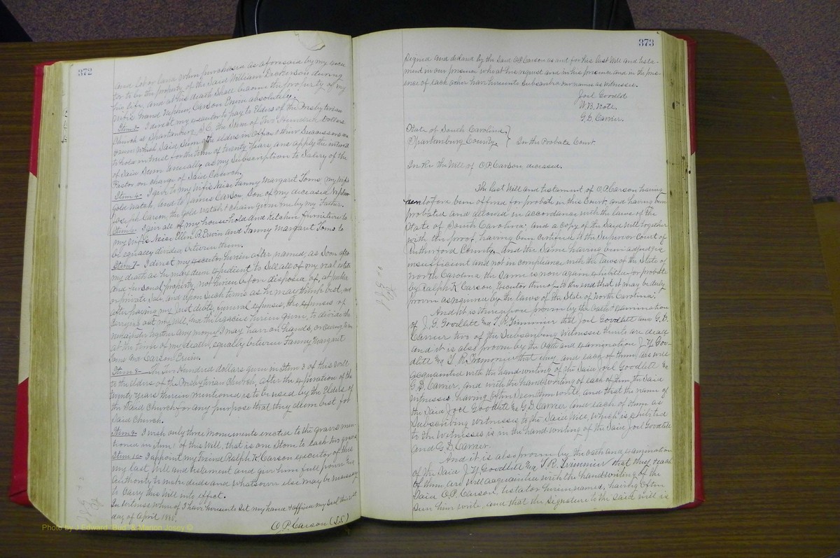 Rutherforf Co, NC, Will Book G (209).JPG