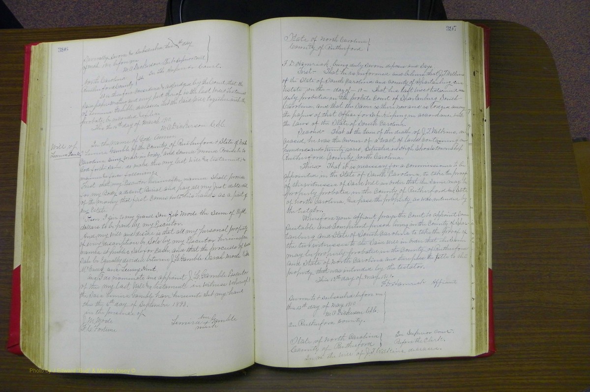 Rutherforf Co, NC, Will Book G (221).JPG
