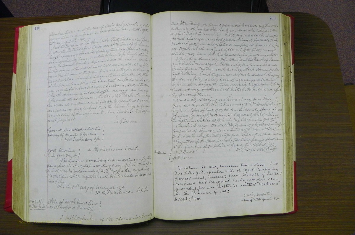 Rutherforf Co, NC, Will Book G (228).JPG