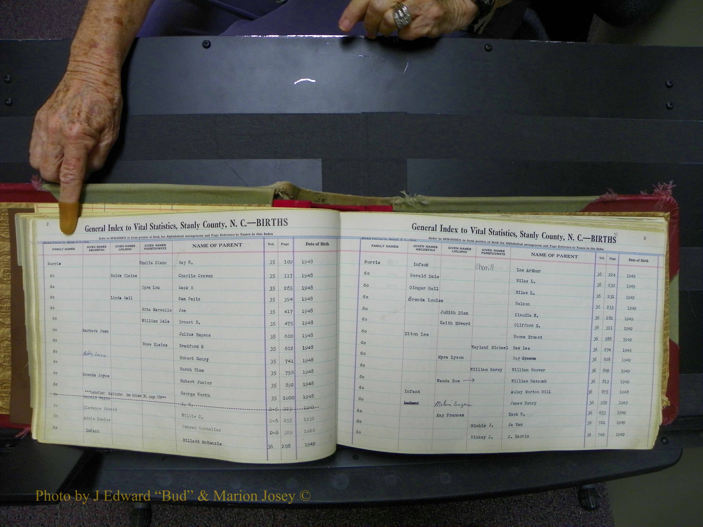 Stanley Co, NC Births, B1, 1913-1969 (41).JPG