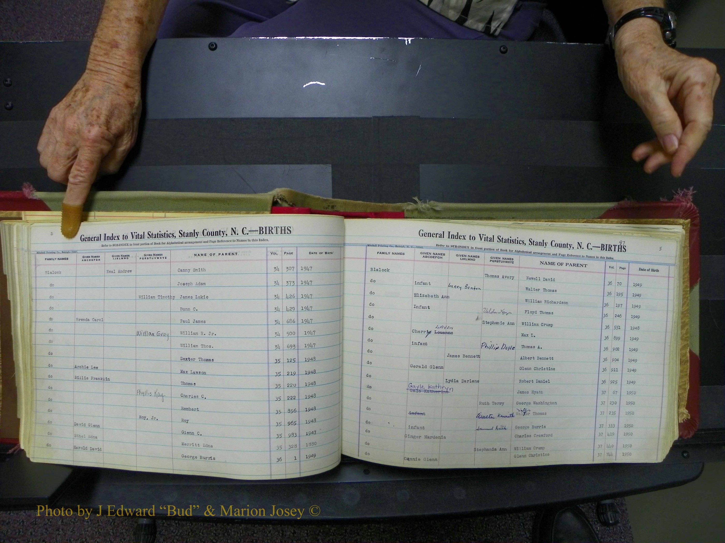 Stanley Co, NC Births, B1, 1913-1969 (86).JPG
