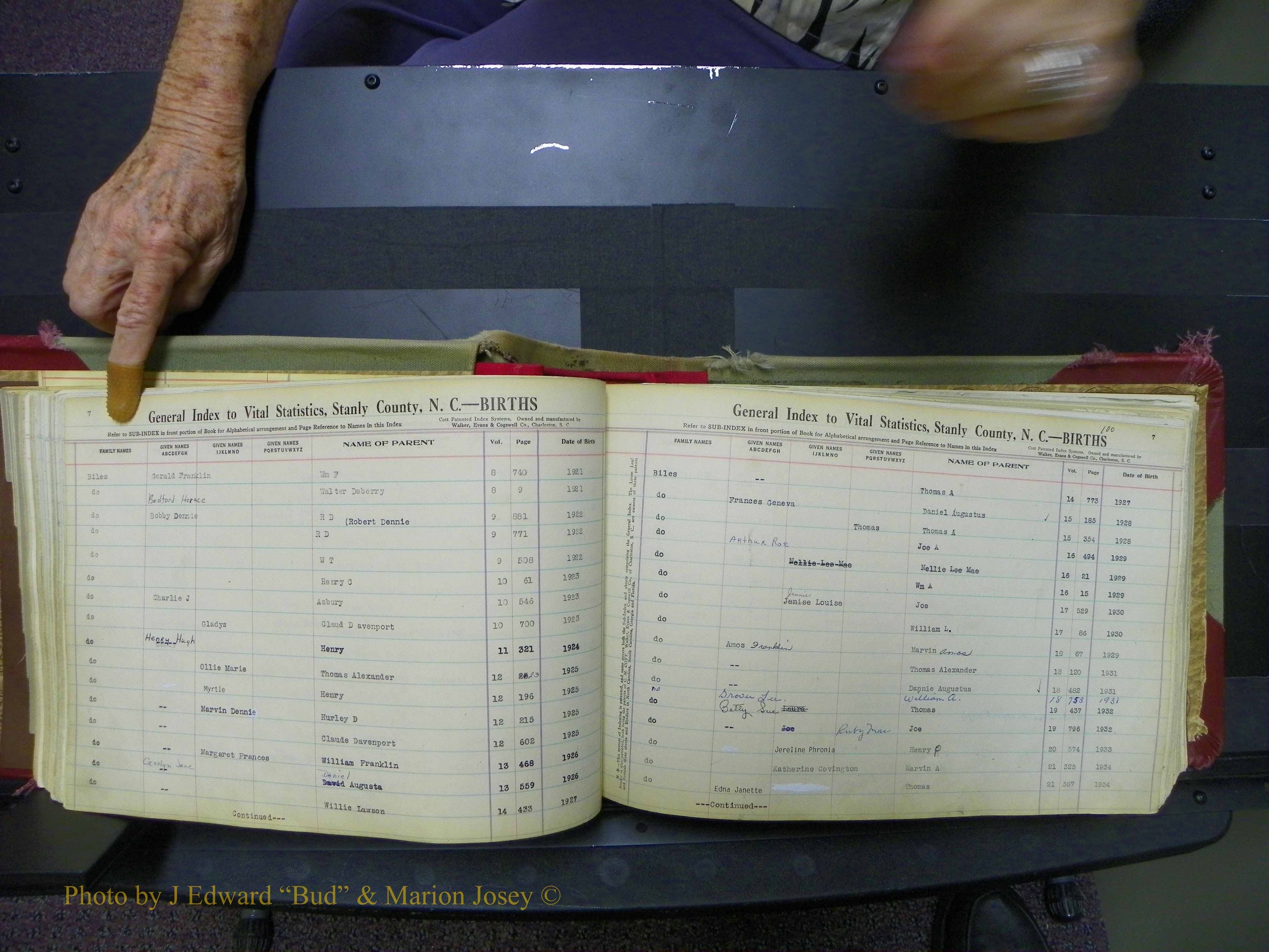 Stanley Co, NC Births, B1, 1913-1969 (99).JPG