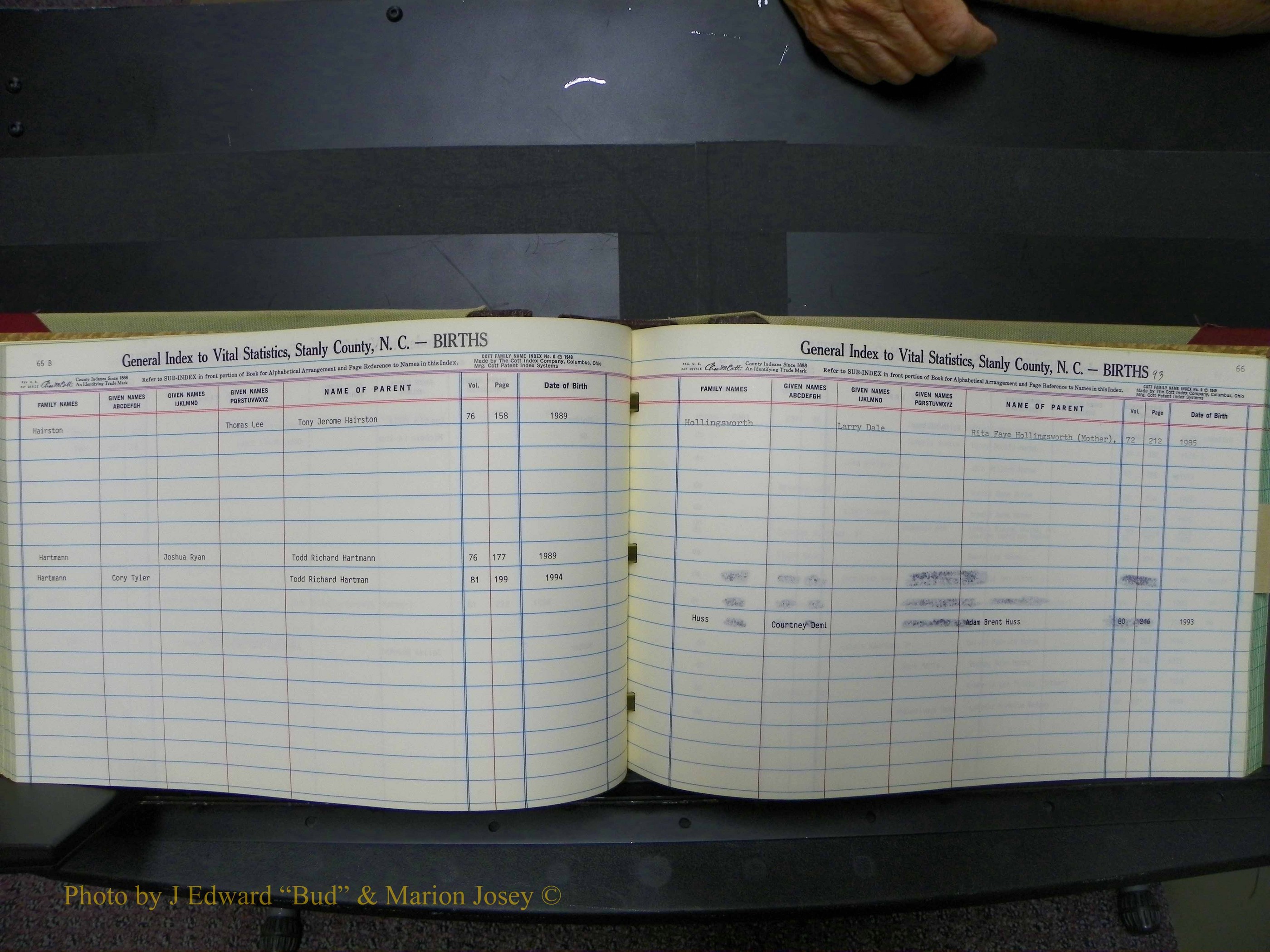 Stanley Co, NC Births, H2, 1972-1994 (100).JPG