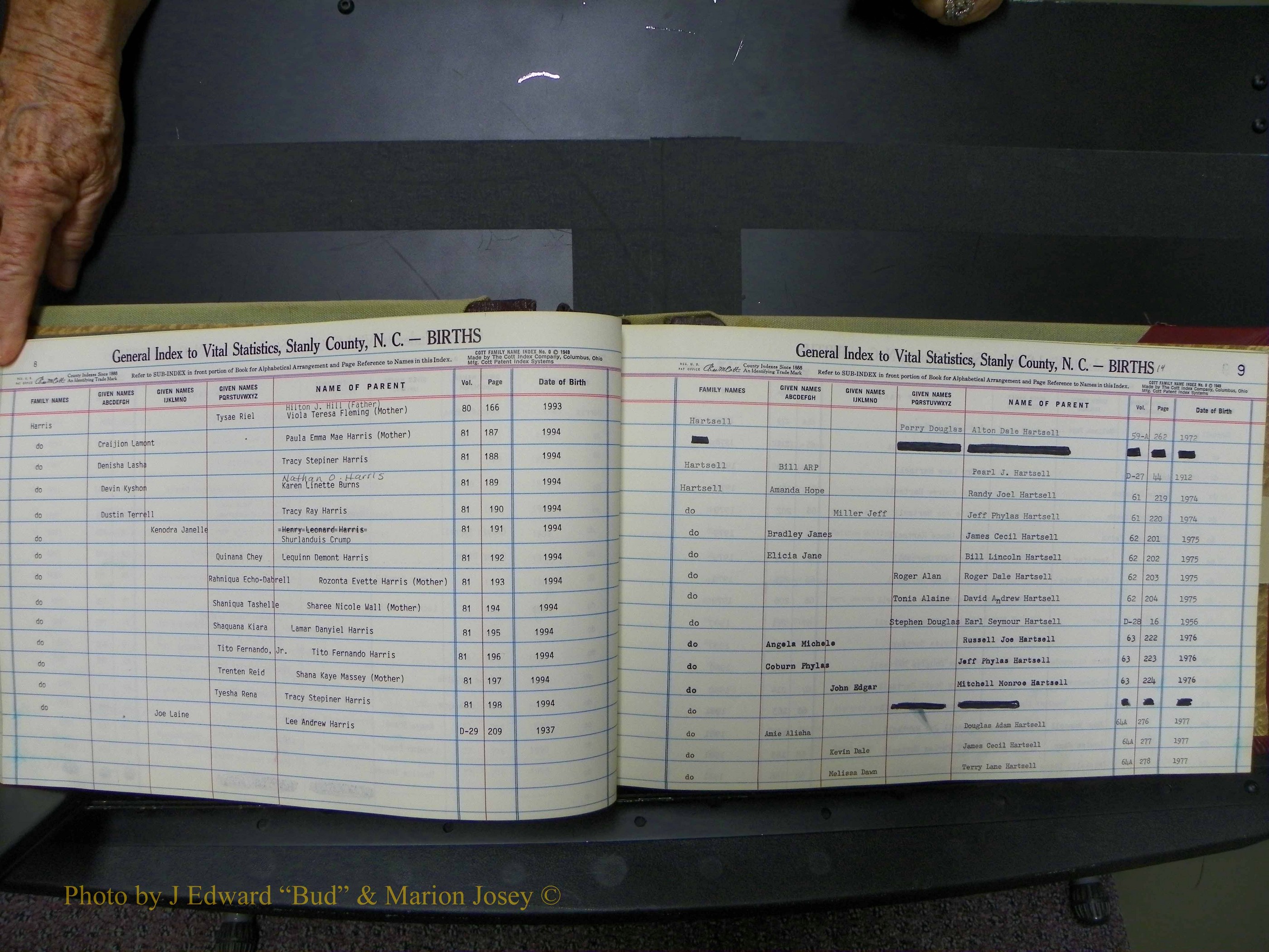 Stanley Co, NC Births, H2, 1972-1994 (20).JPG