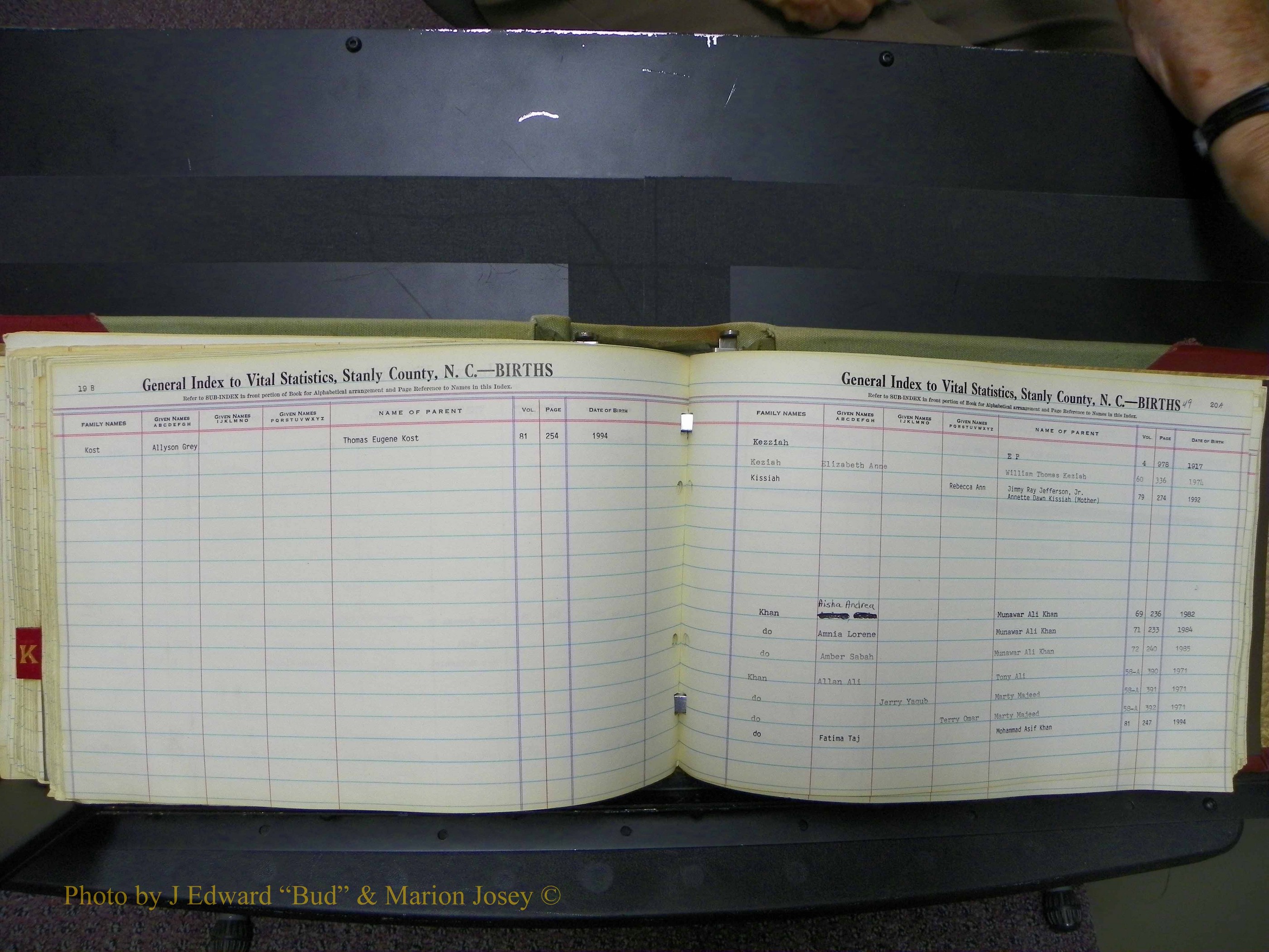 Stanley Co, NC Births, I-K, 1913-1994 (113).JPG