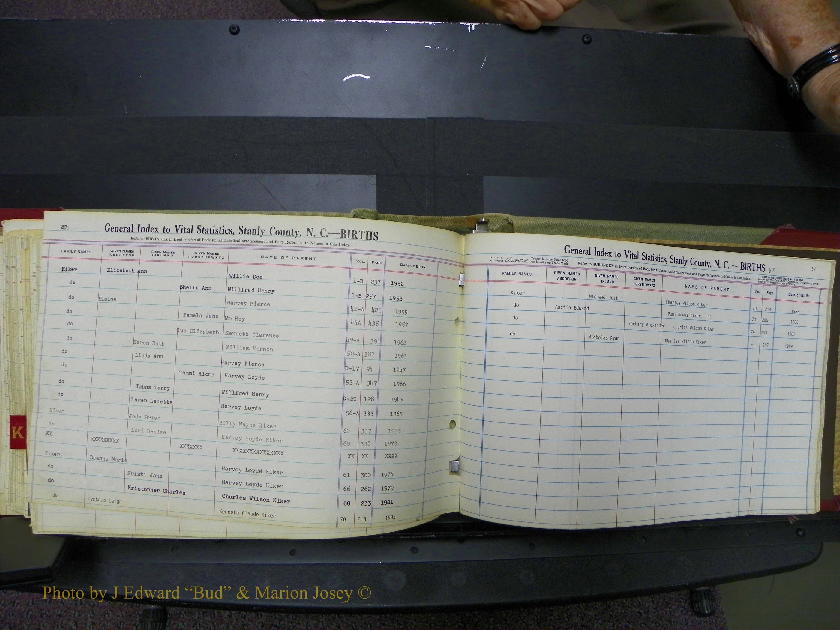 Stanley Co, NC Births, I-K, 1913-1994 (132).JPG