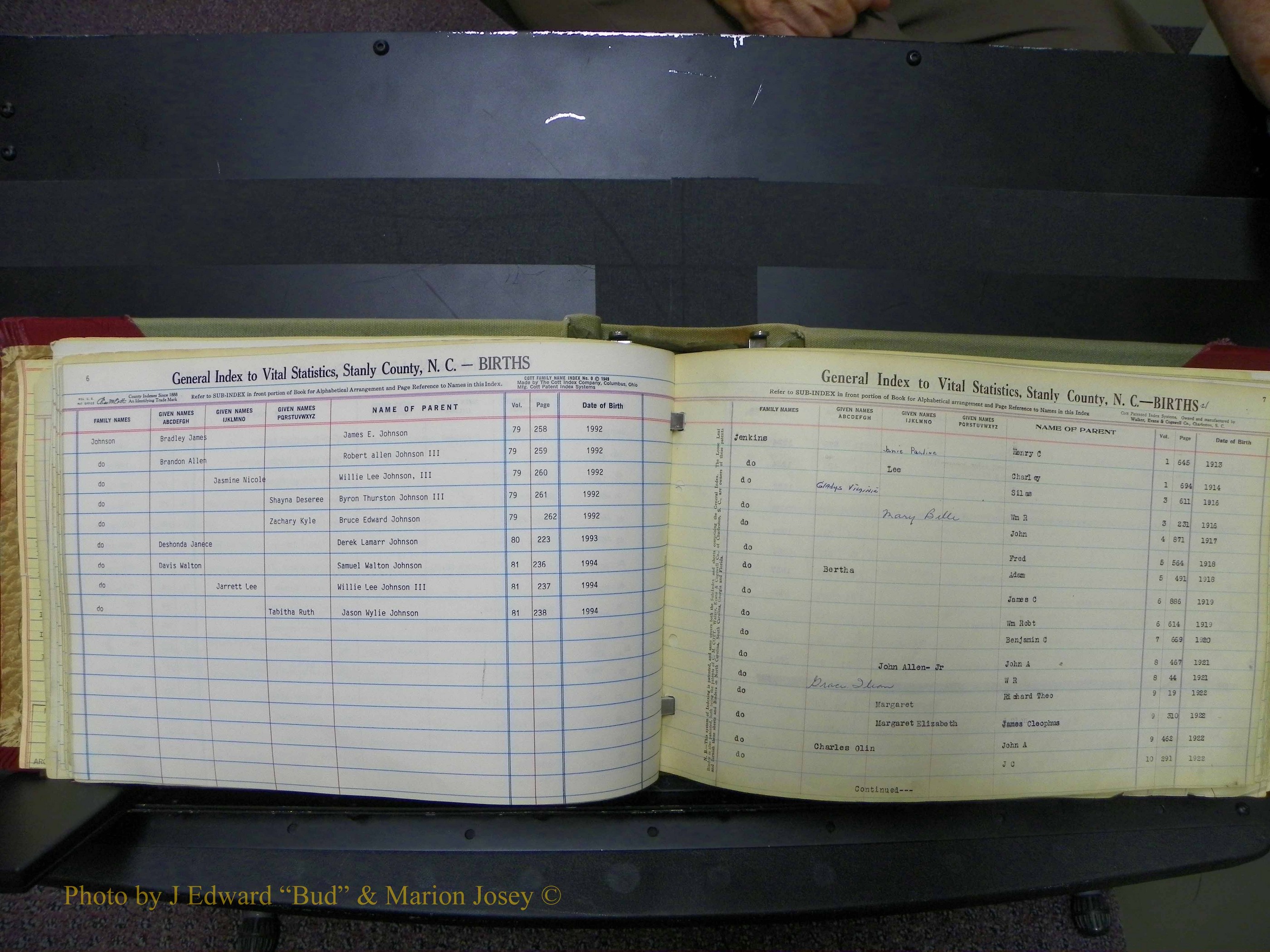 Stanley Co, NC Births, I-K, 1913-1994 (24).JPG