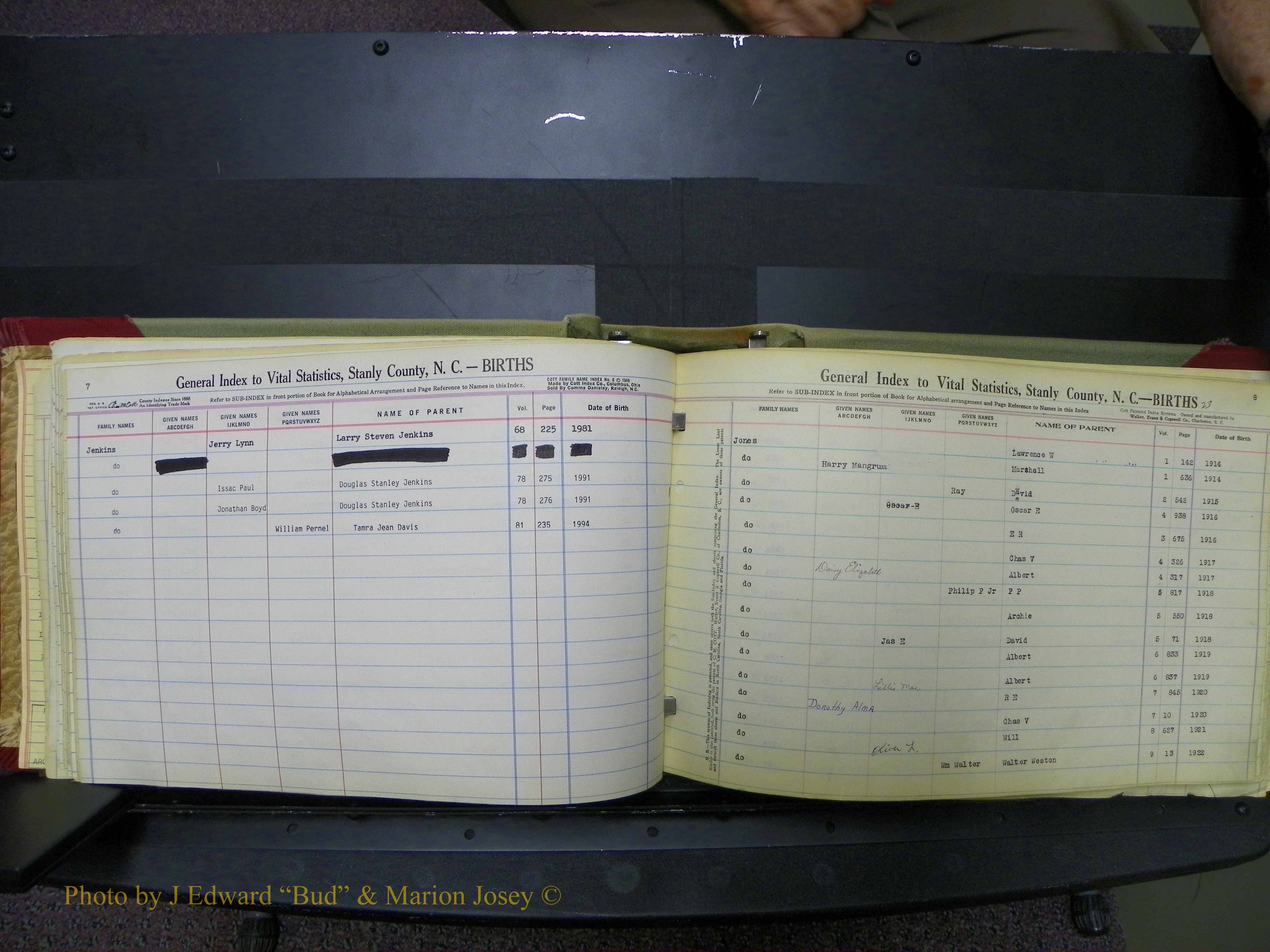 Stanley Co, NC Births, I-K, 1913-1994 (25).JPG