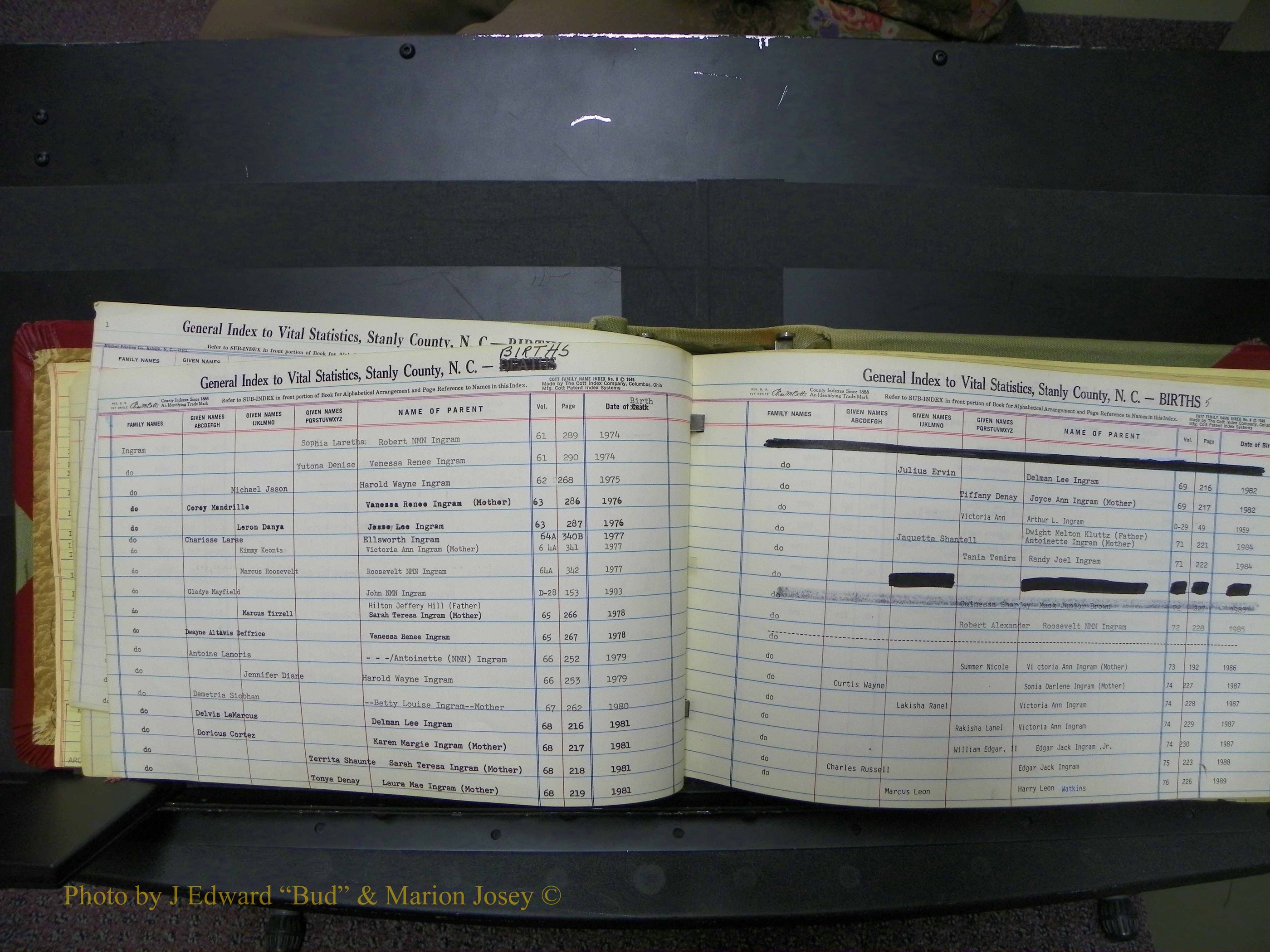 Stanley Co, NC Births, I-K, 1913-1994 (7).JPG