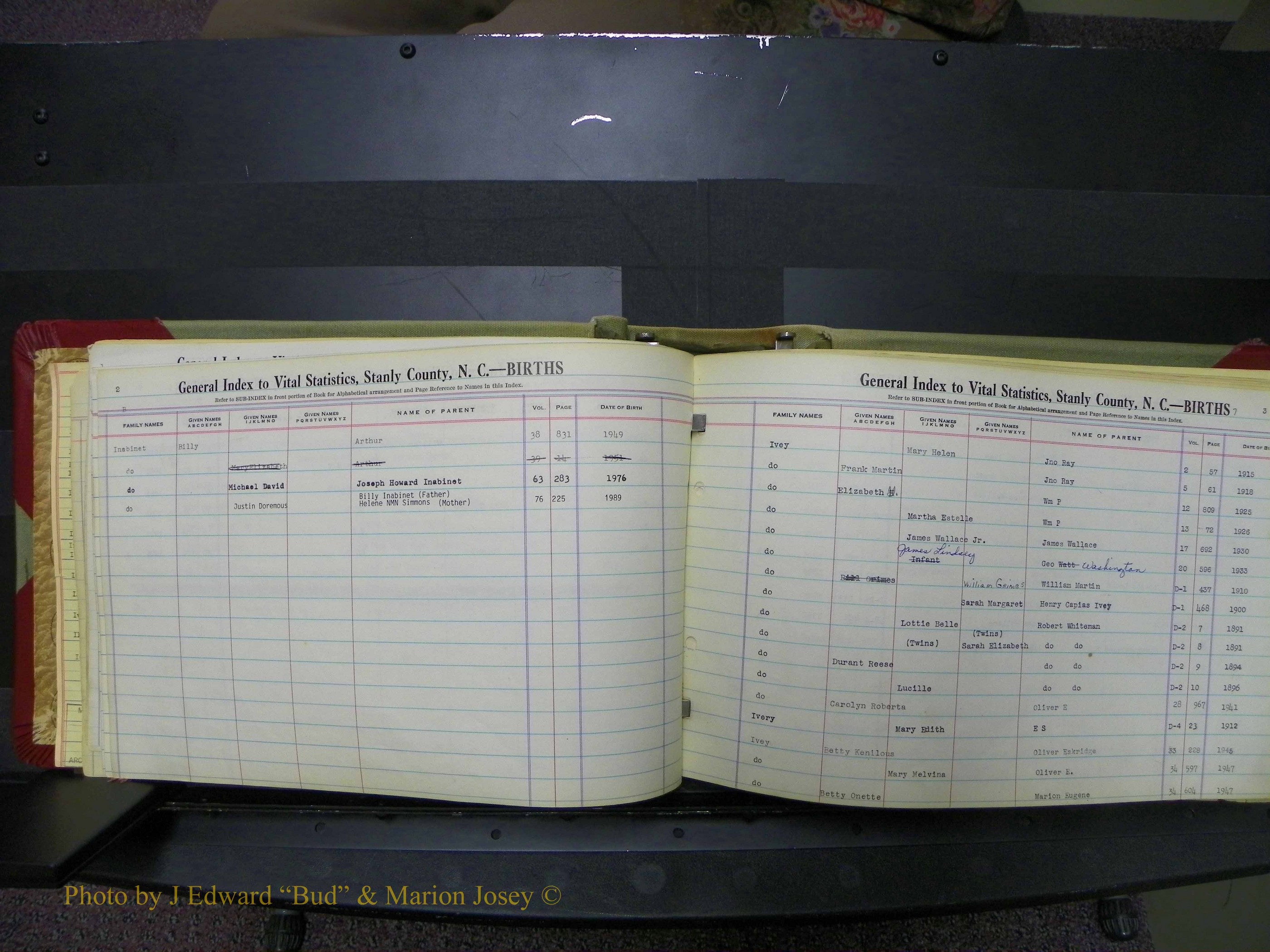 Stanley Co, NC Births, I-K, 1913-1994 (9).JPG