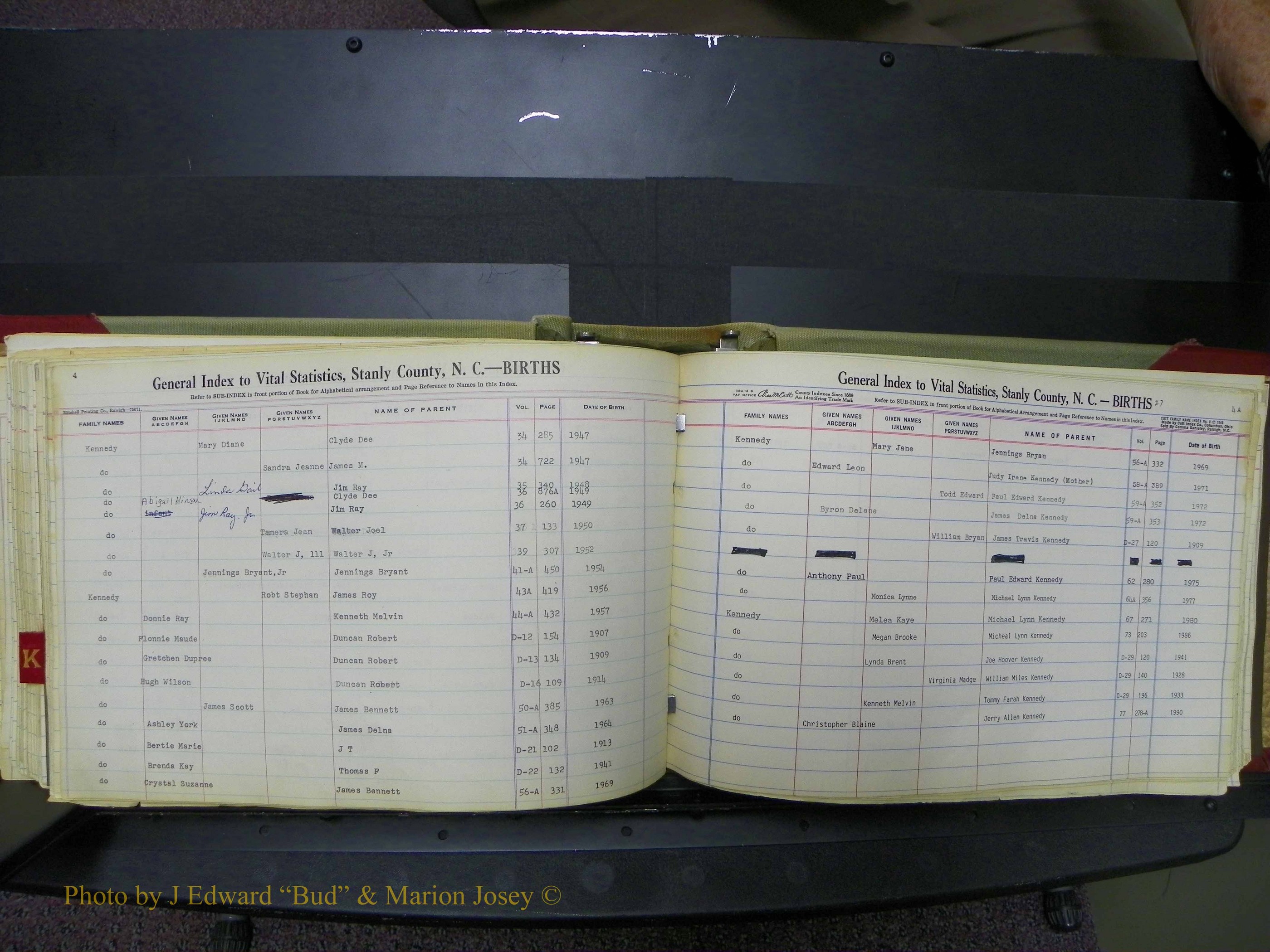 Stanley Co, NC Births, I-K, 1913-1994 (92).JPG