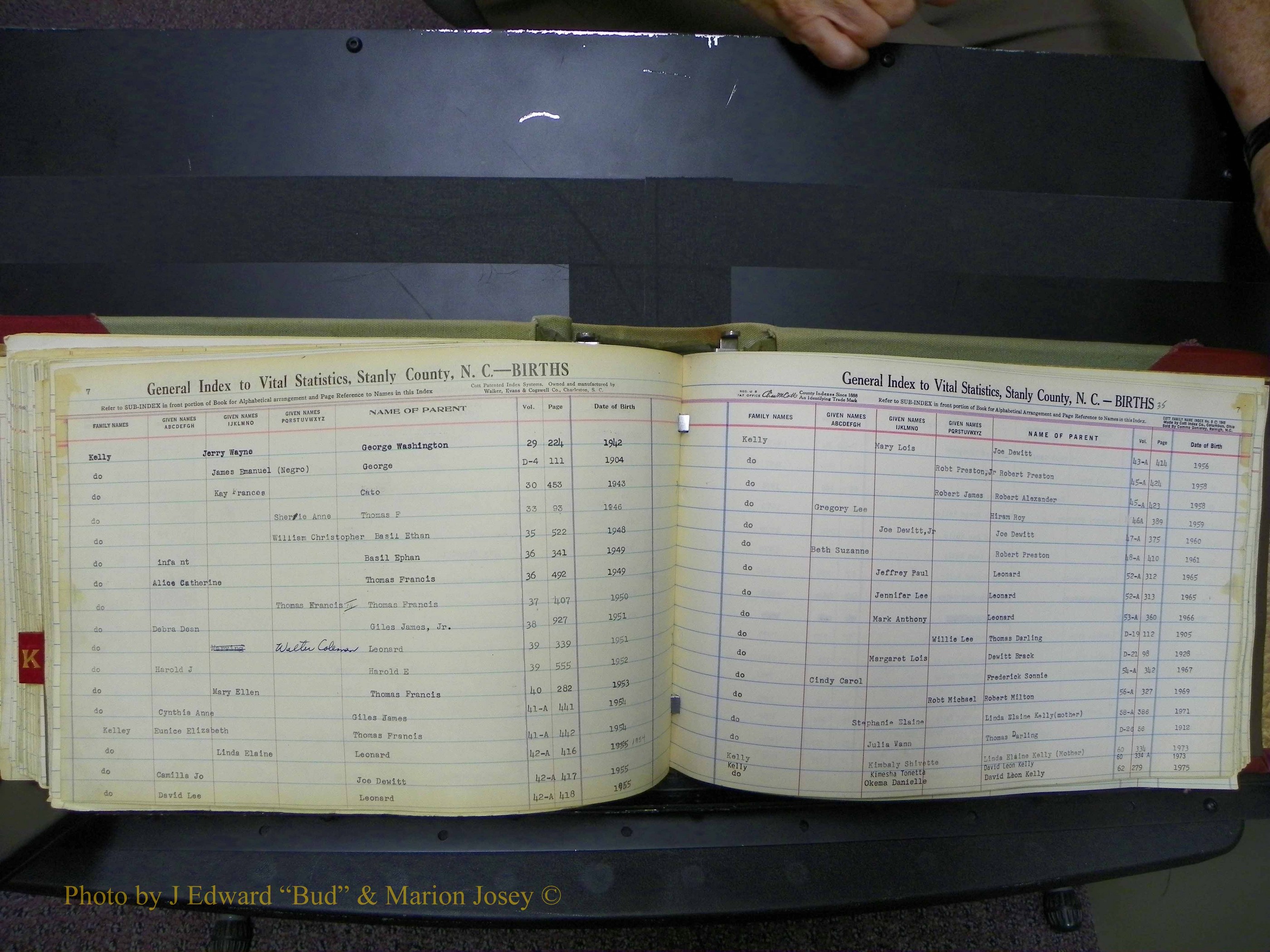 Stanley Co, NC Births, I-K, 1913-1994 (99).JPG