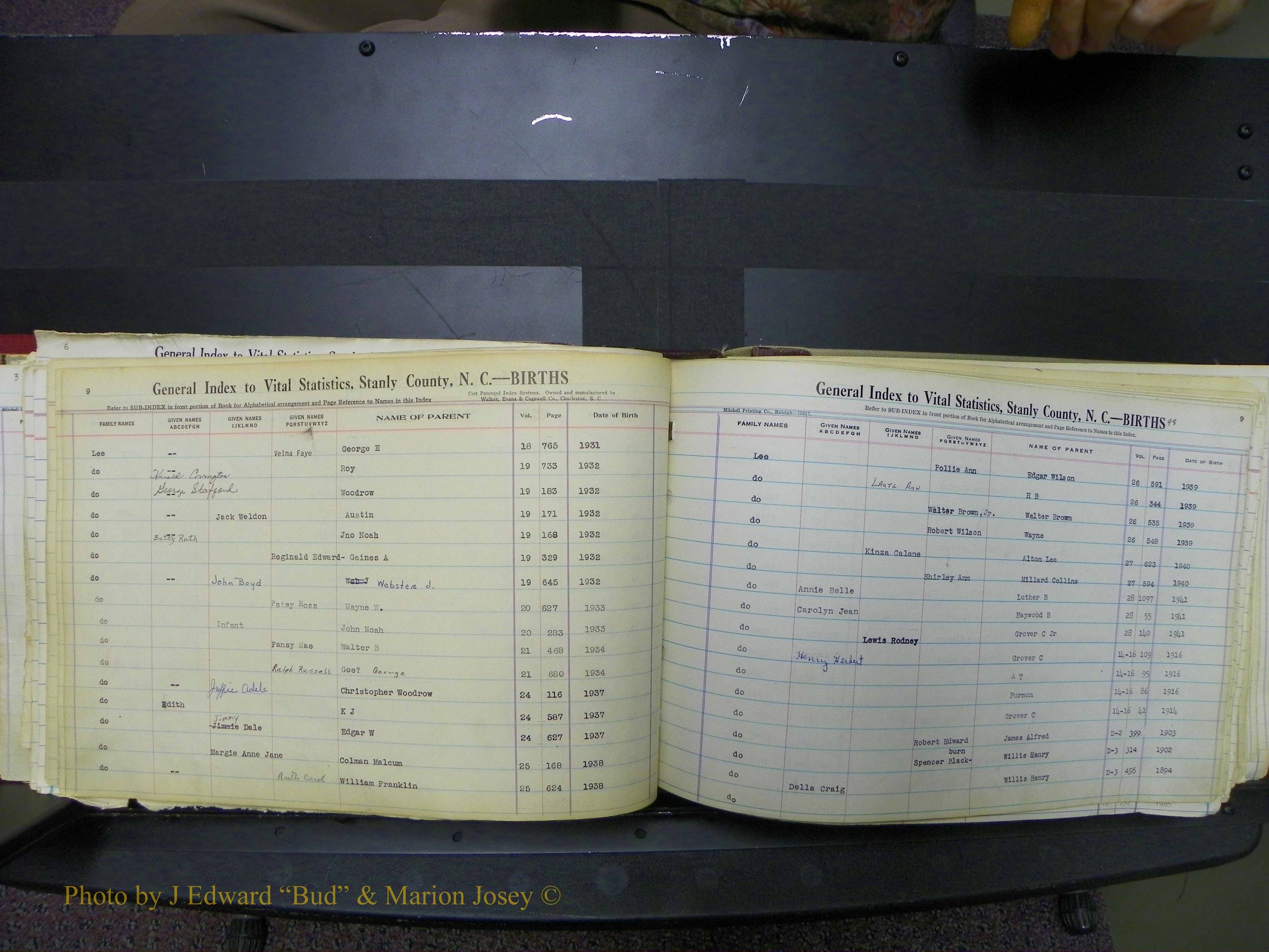 Stanley Co, NC Births, L, 1913-1994 (103).JPG