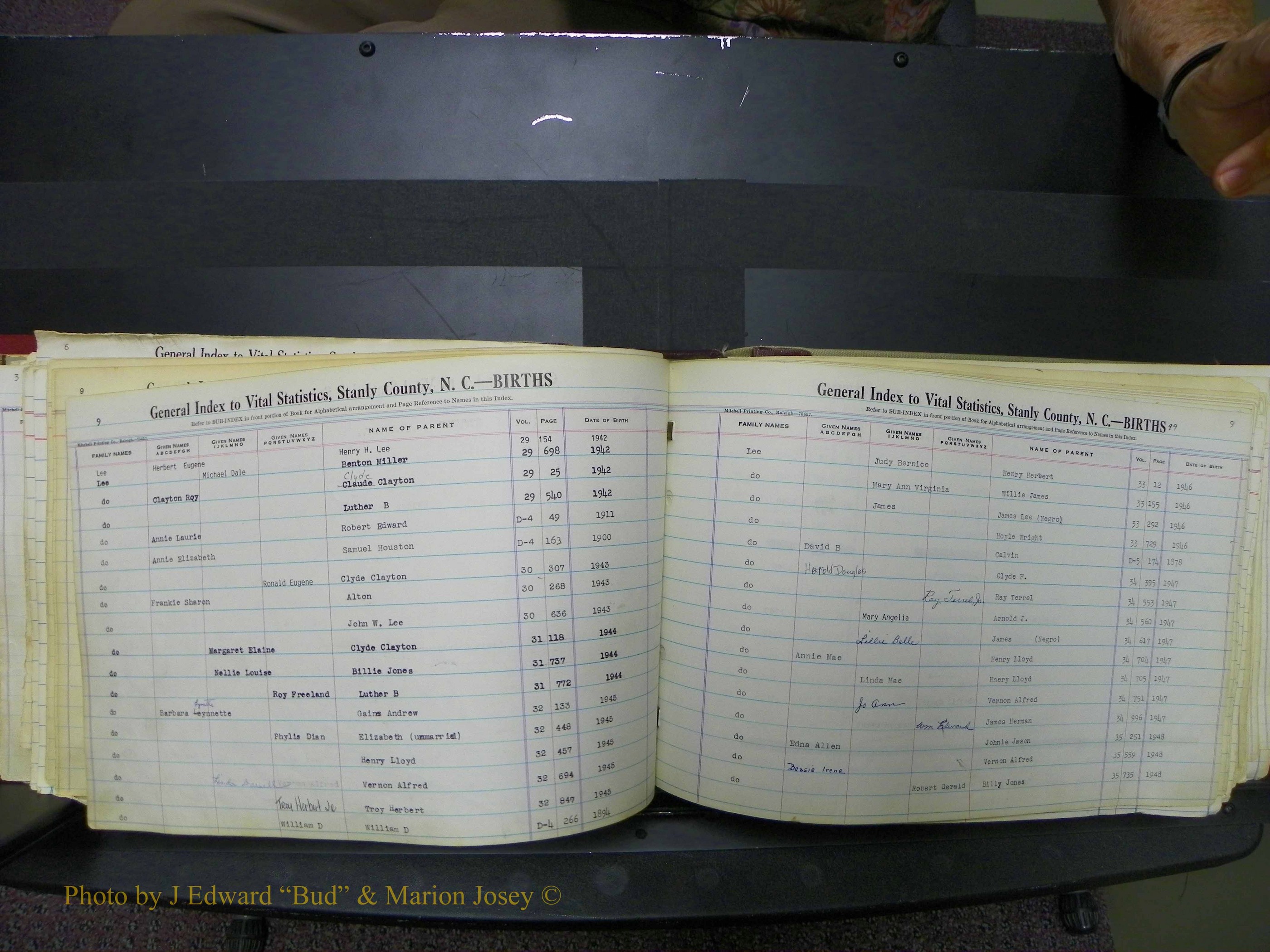 Stanley Co, NC Births, L, 1913-1994 (104).JPG