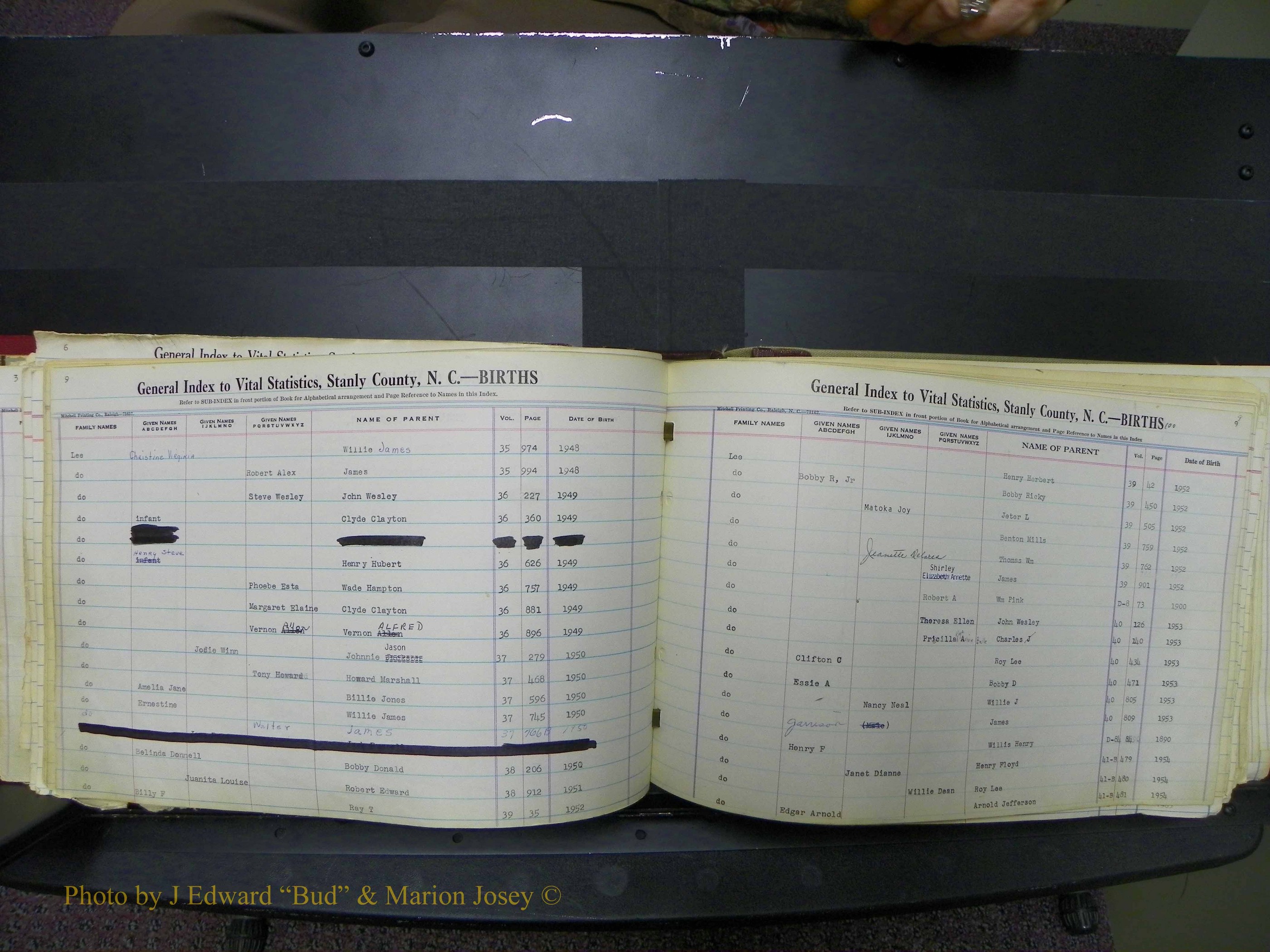 Stanley Co, NC Births, L, 1913-1994 (105).JPG