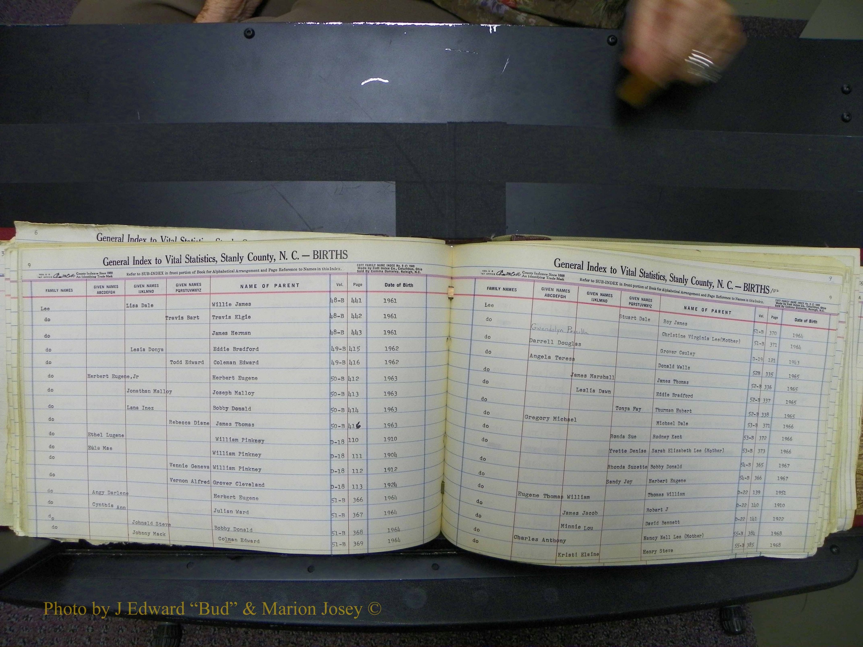 Stanley Co, NC Births, L, 1913-1994 (107).JPG