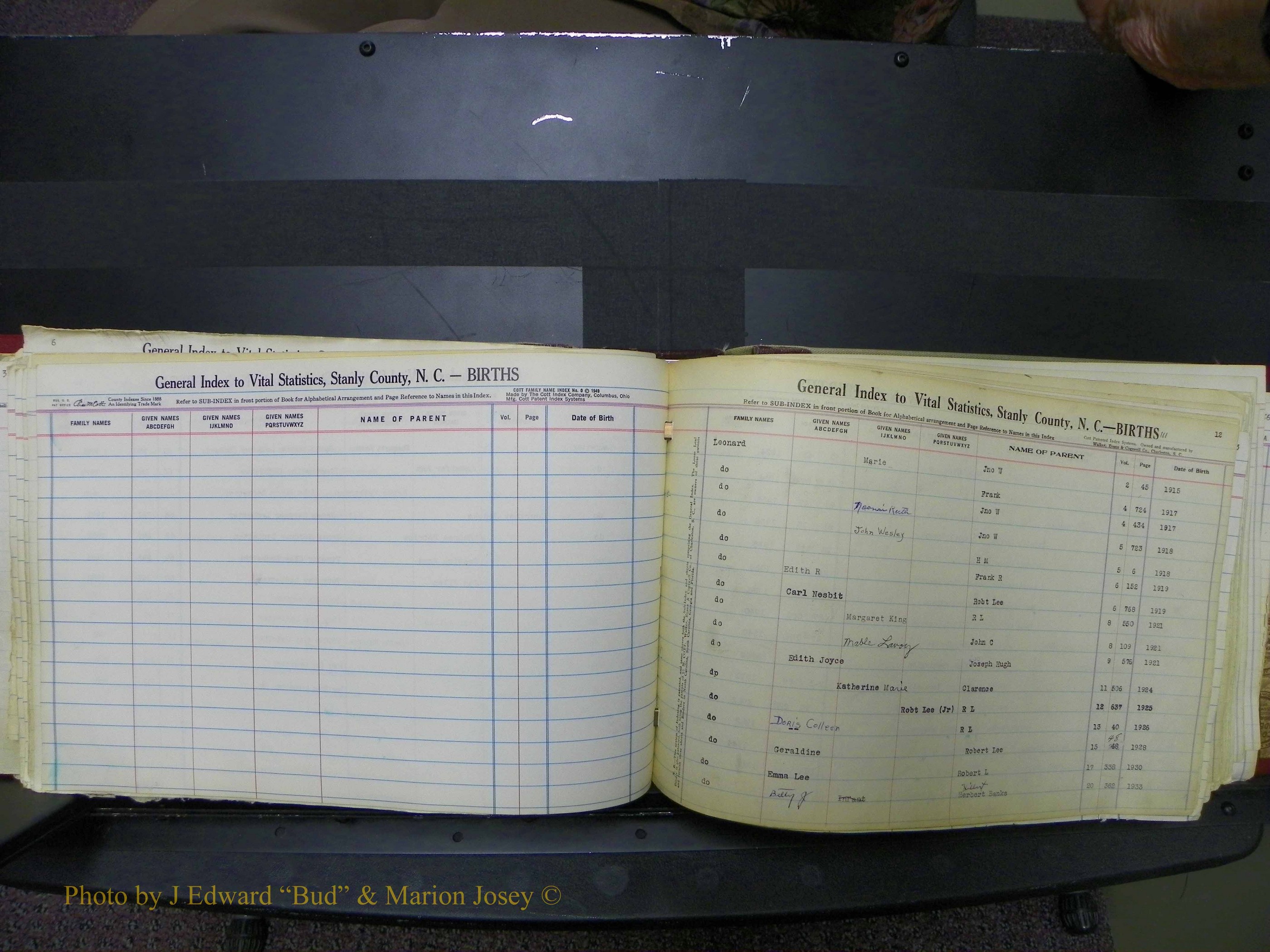 Stanley Co, NC Births, L, 1913-1994 (116).JPG