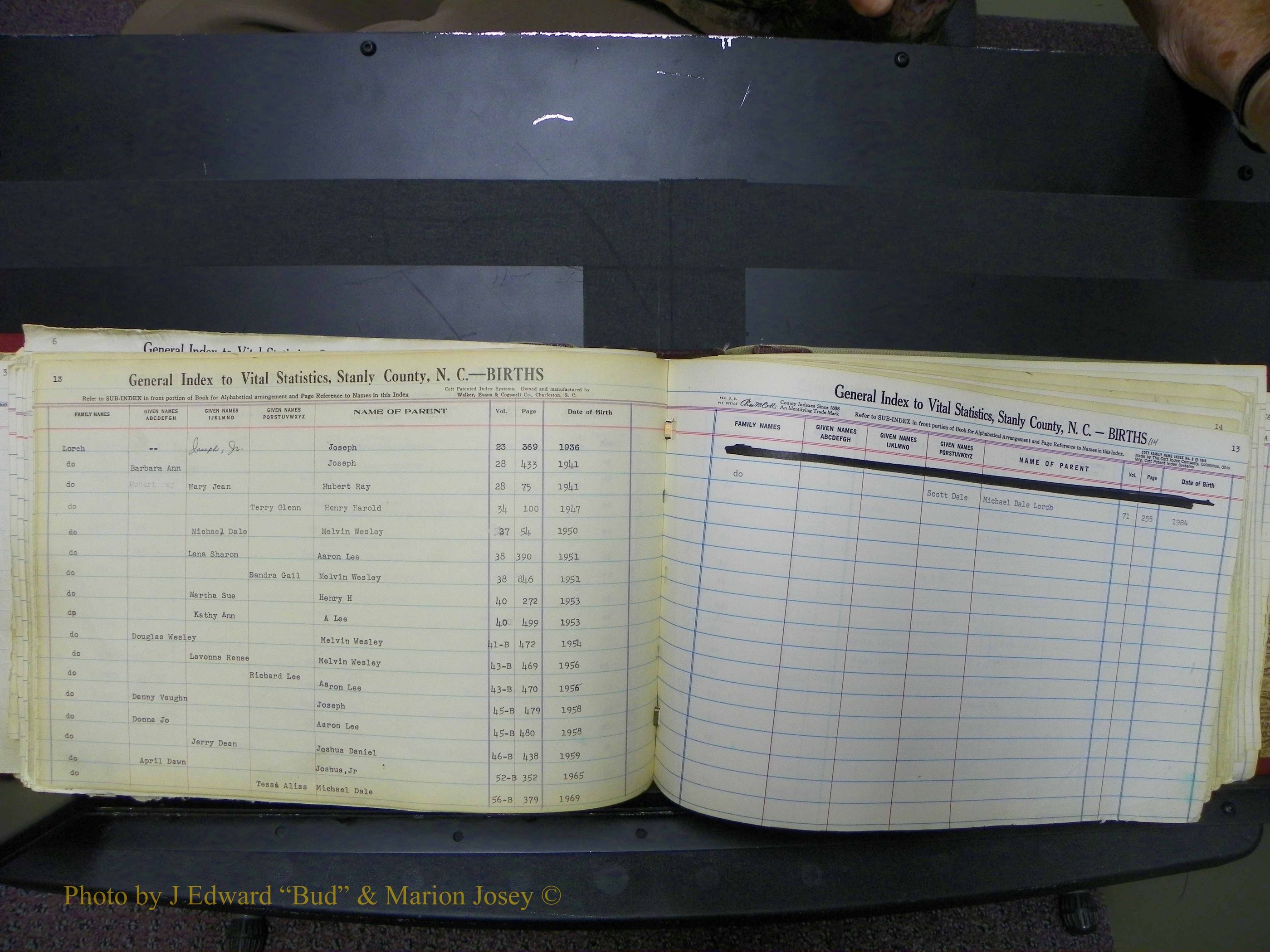 Stanley Co, NC Births, L, 1913-1994 (119).JPG