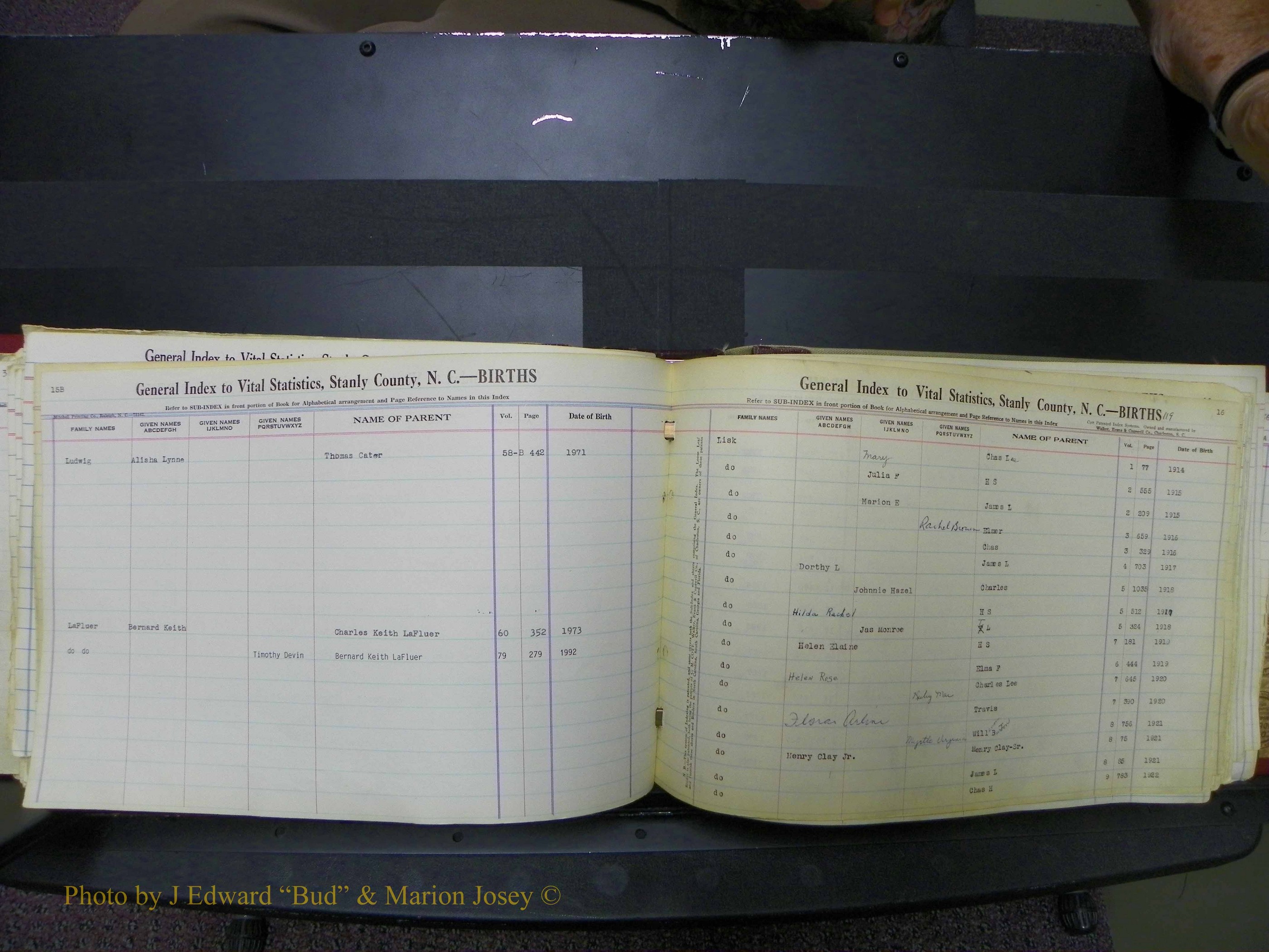 Stanley Co, NC Births, L, 1913-1994 (124).JPG