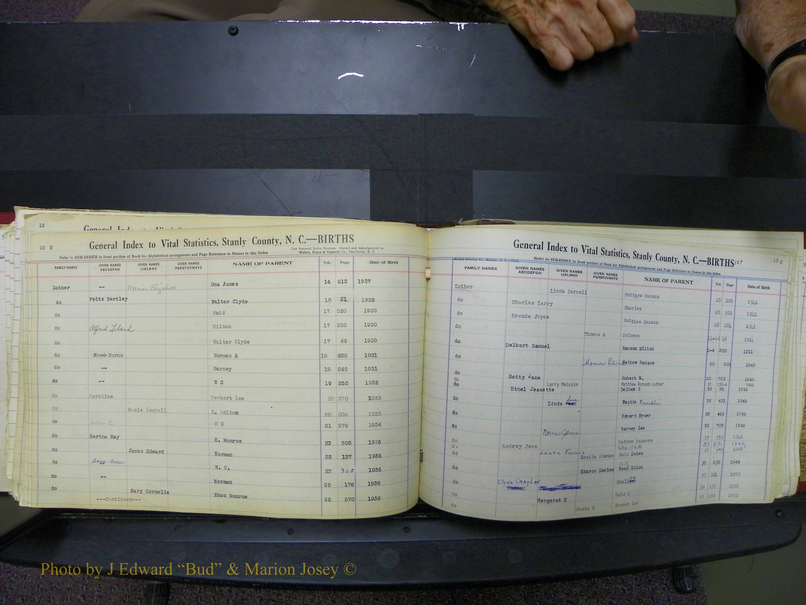 Stanley Co, NC Births, L, 1913-1994 (132).JPG