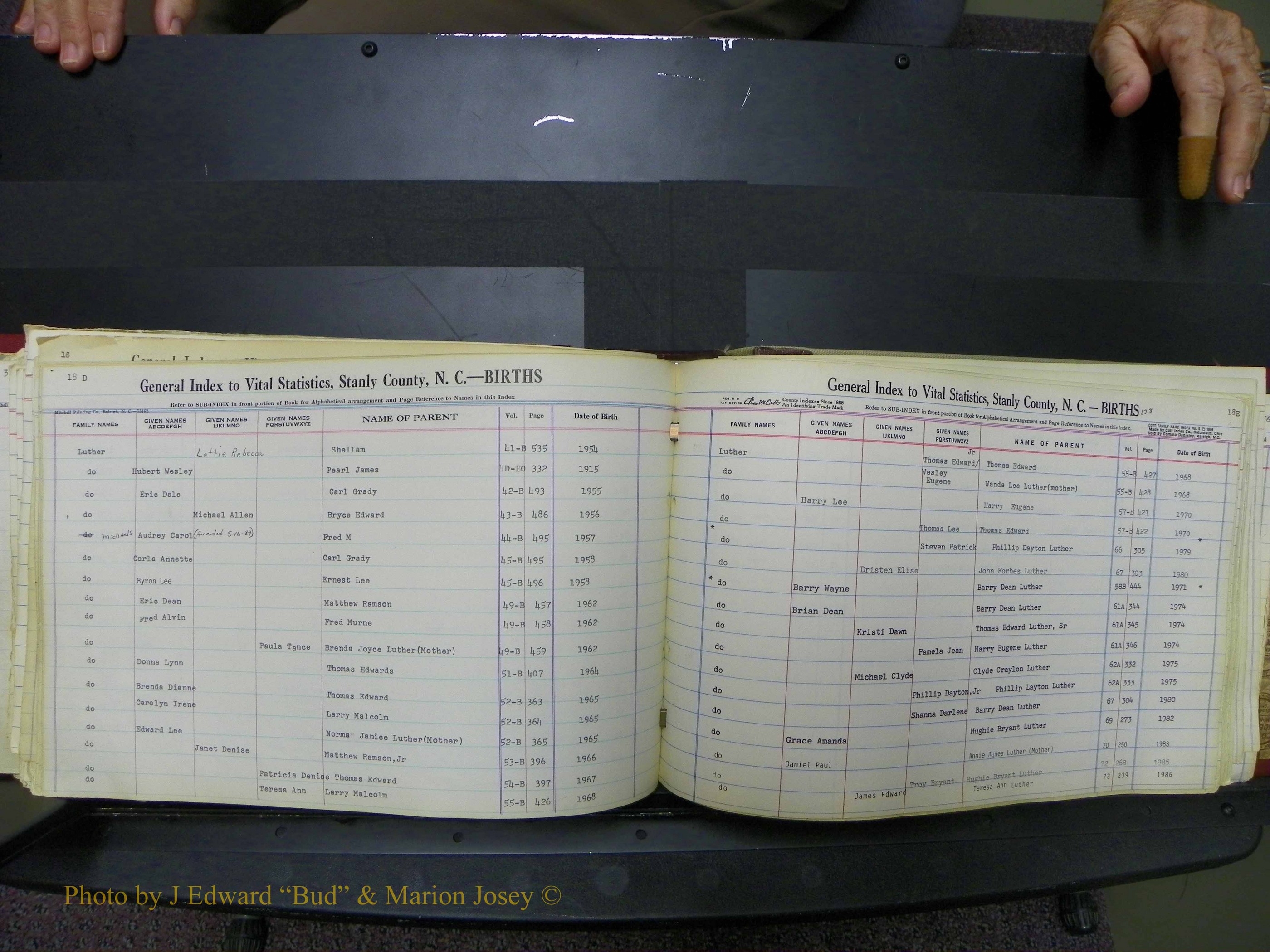 Stanley Co, NC Births, L, 1913-1994 (133).JPG