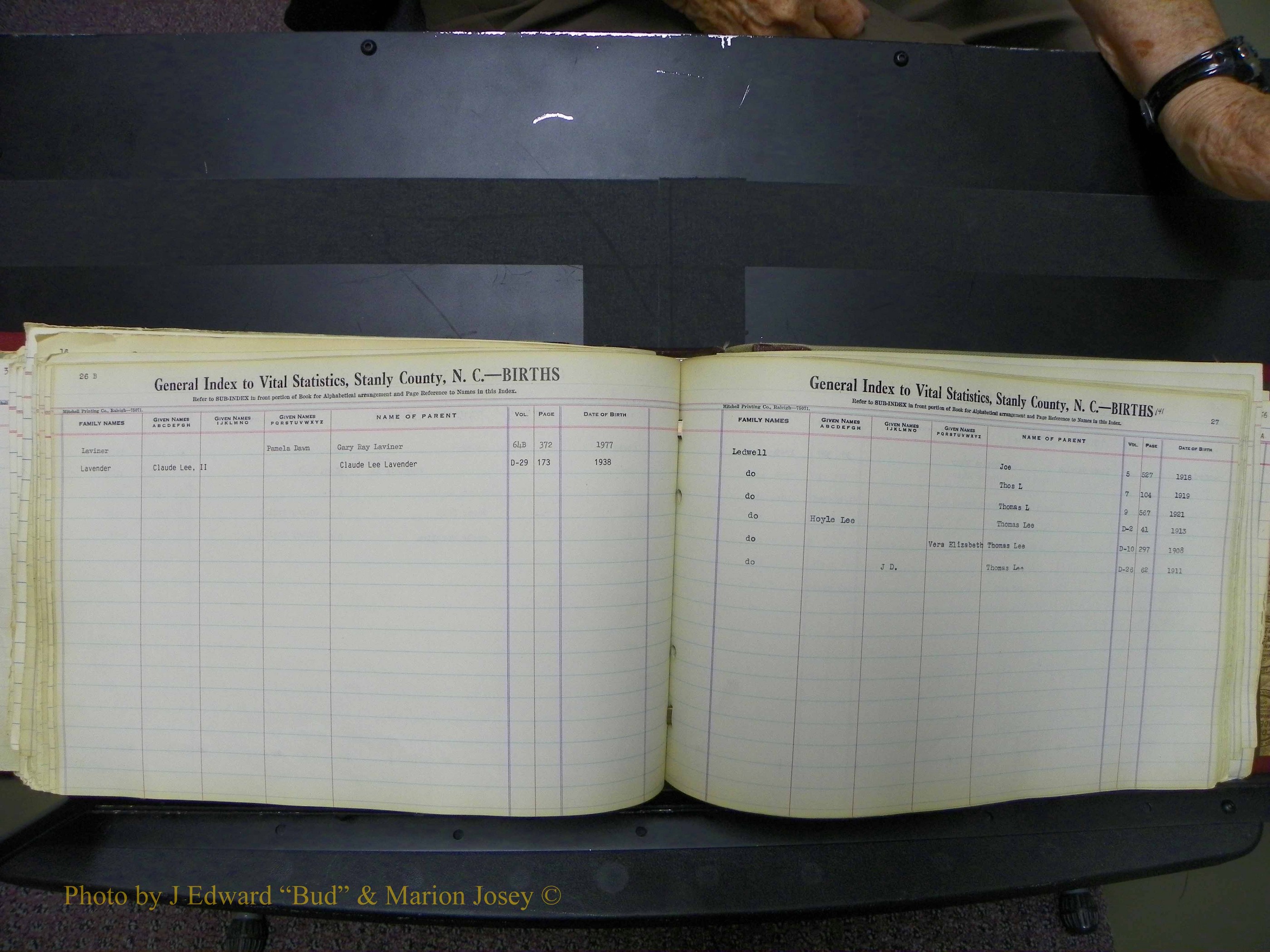 Stanley Co, NC Births, L, 1913-1994 (146).JPG