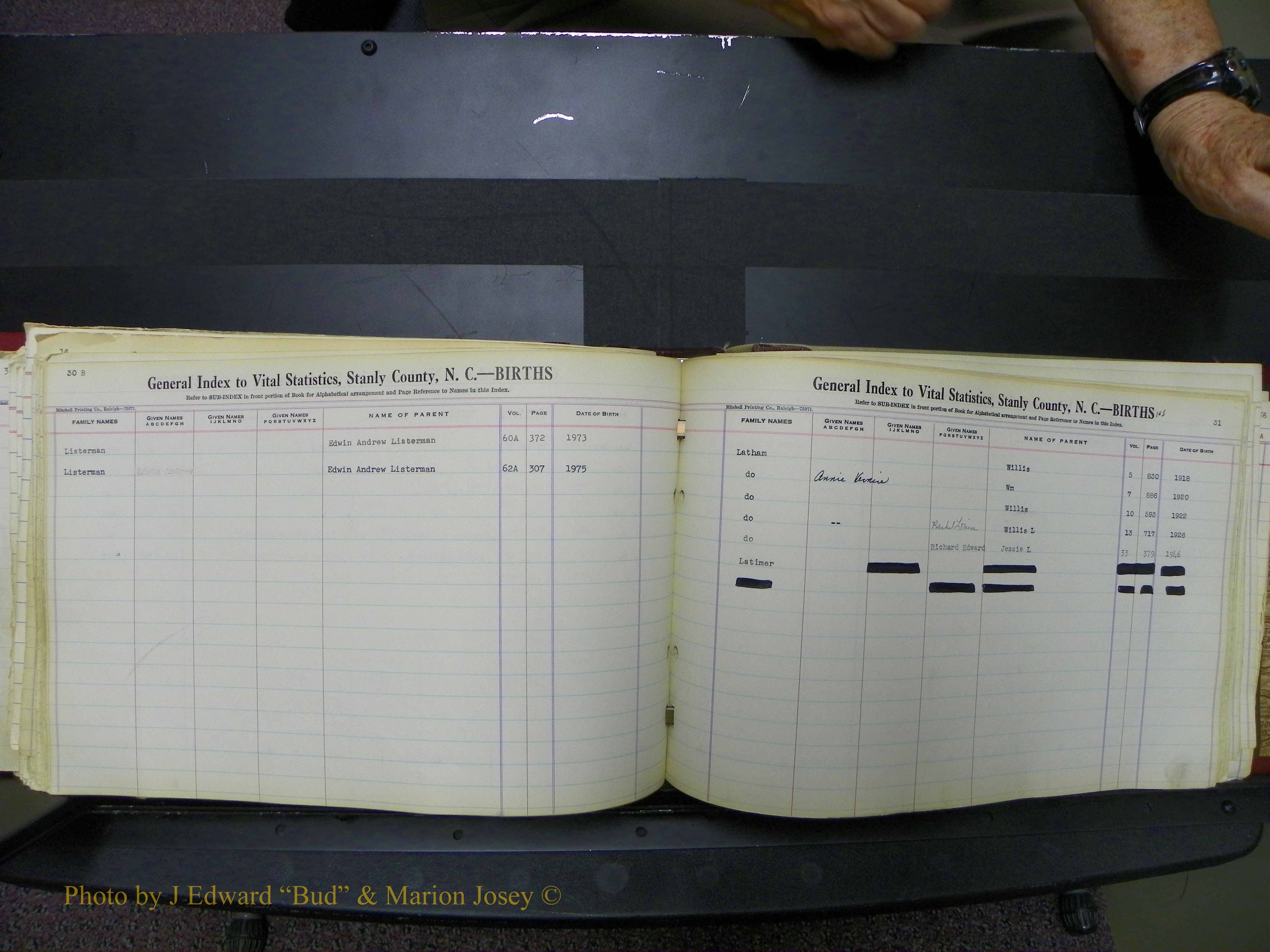 Stanley Co, NC Births, L, 1913-1994 (150).JPG