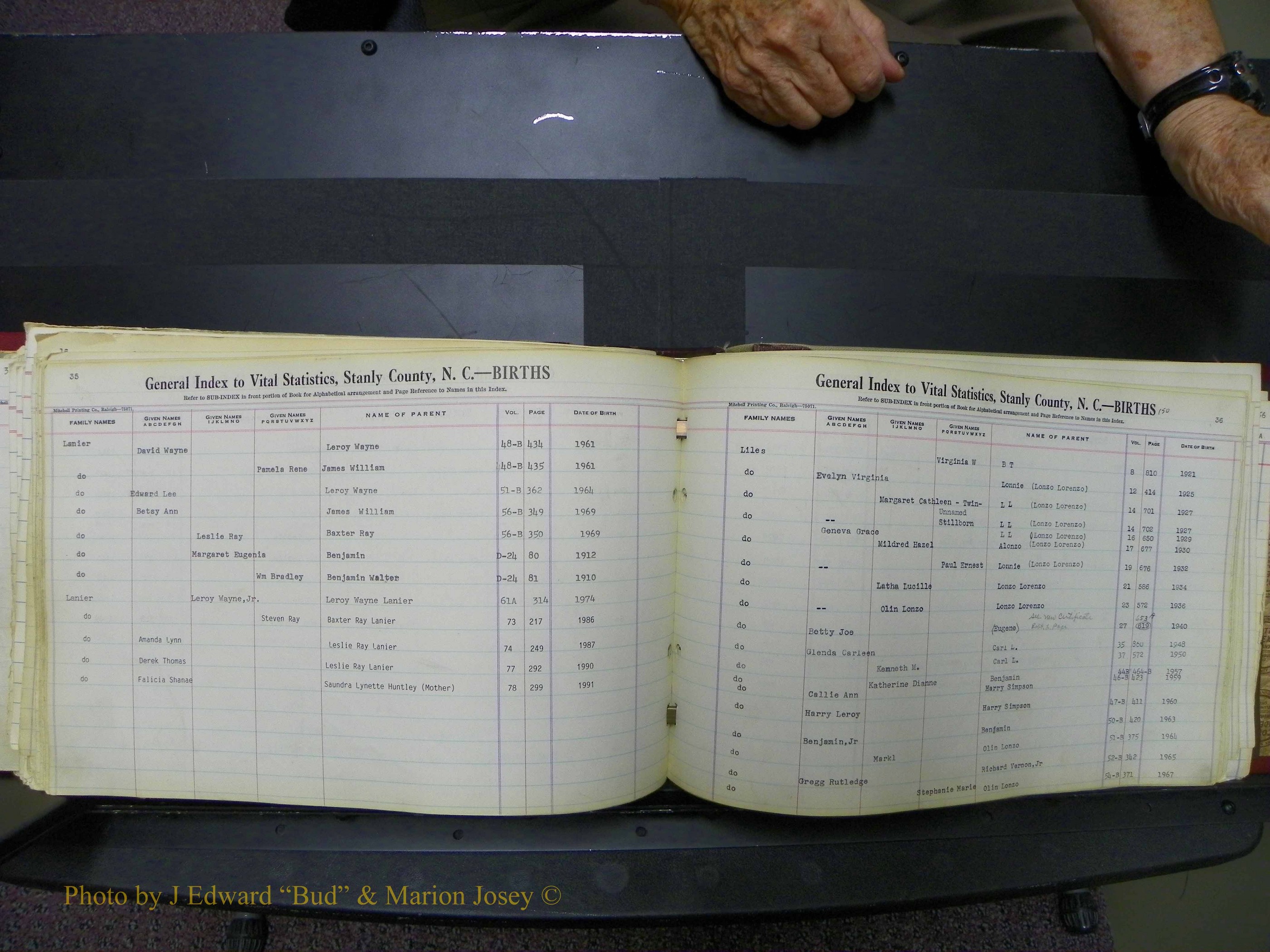 Stanley Co, NC Births, L, 1913-1994 (155).JPG