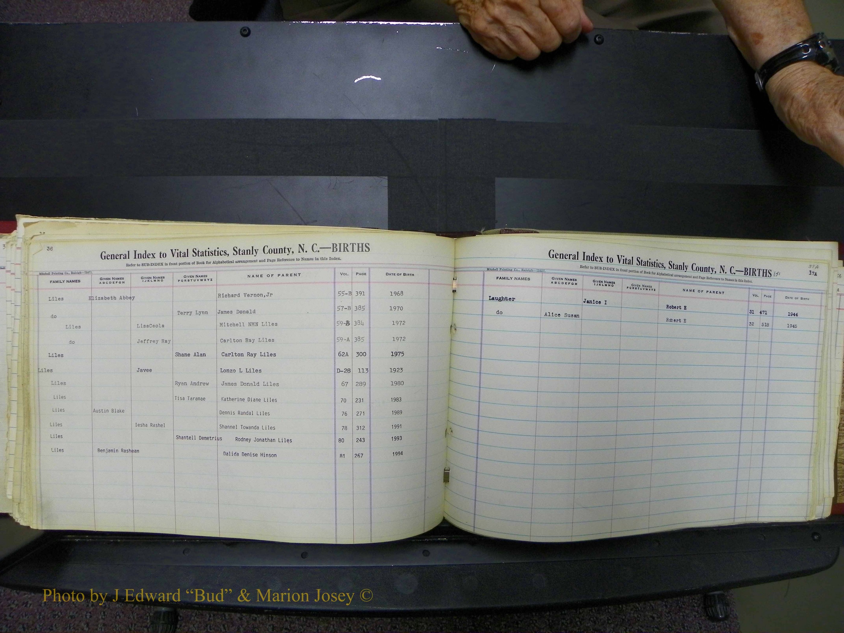 Stanley Co, NC Births, L, 1913-1994 (156).JPG