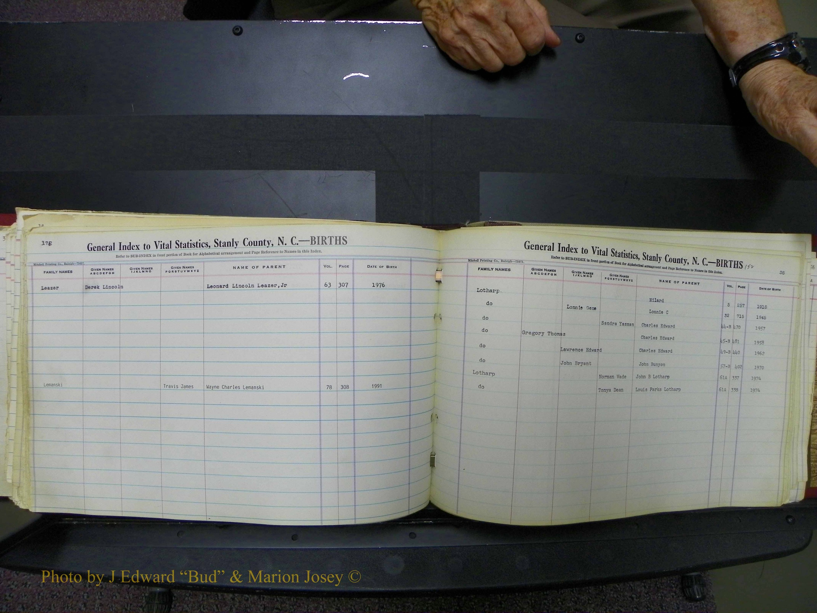 Stanley Co, NC Births, L, 1913-1994 (157).JPG