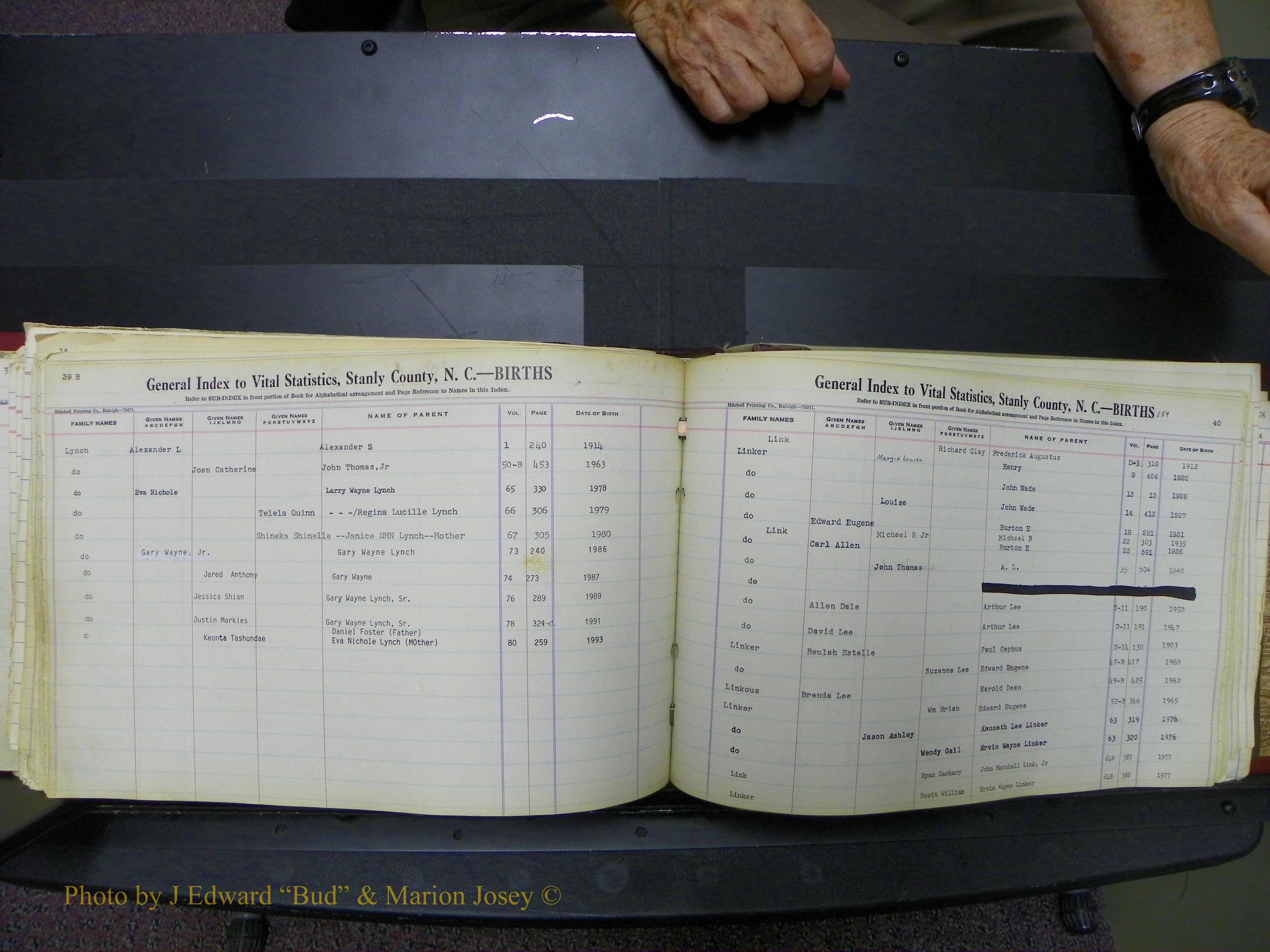 Stanley Co, NC Births, L, 1913-1994 (159).JPG